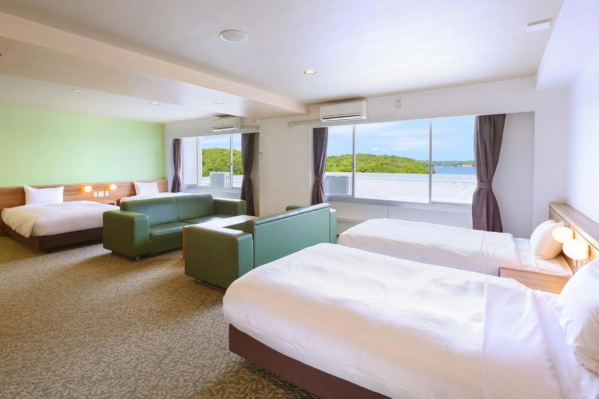 Bed in Ooedo Onsen Monogatari Premium Iseshima