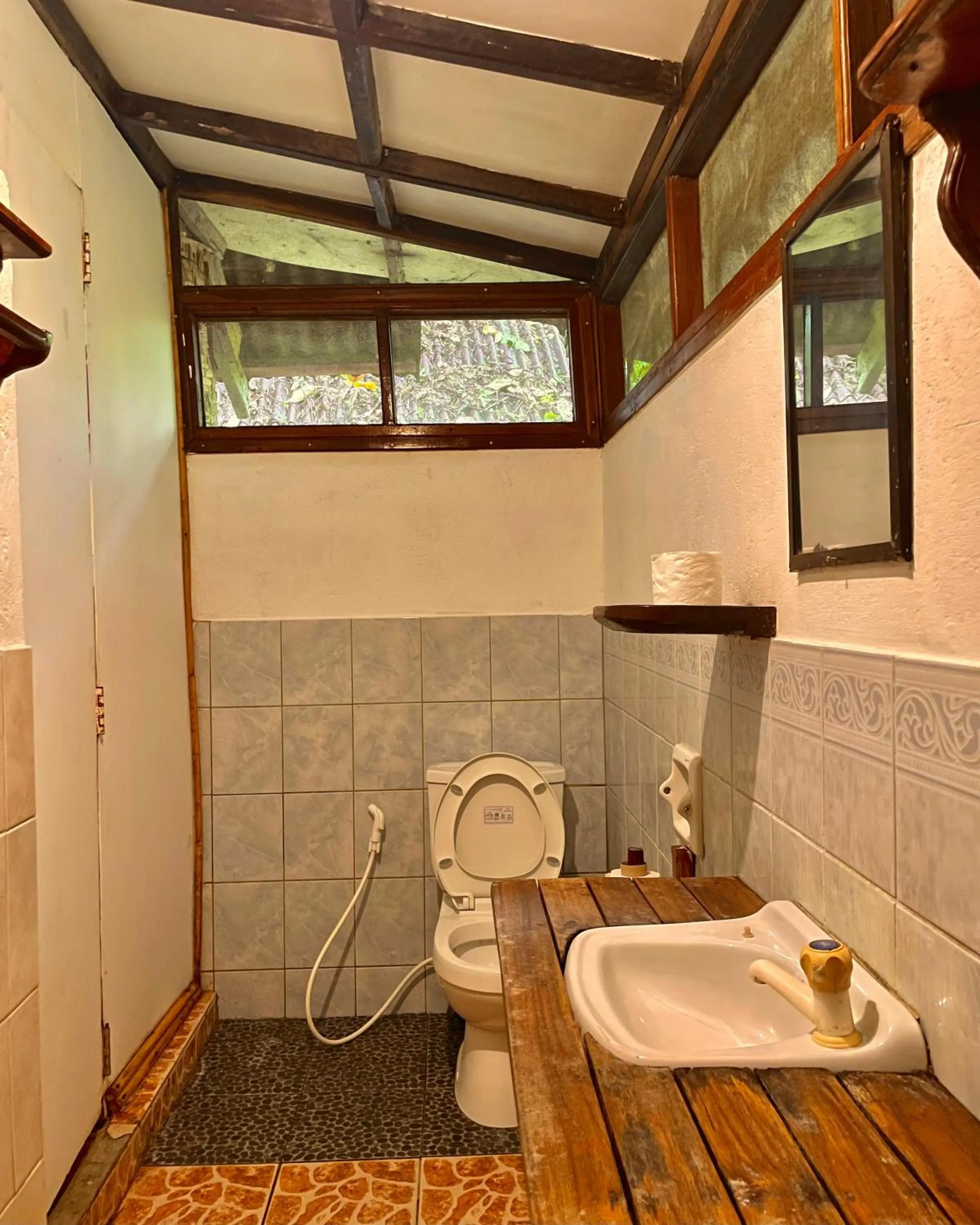 Shower in Patrick's on the Beach Resort