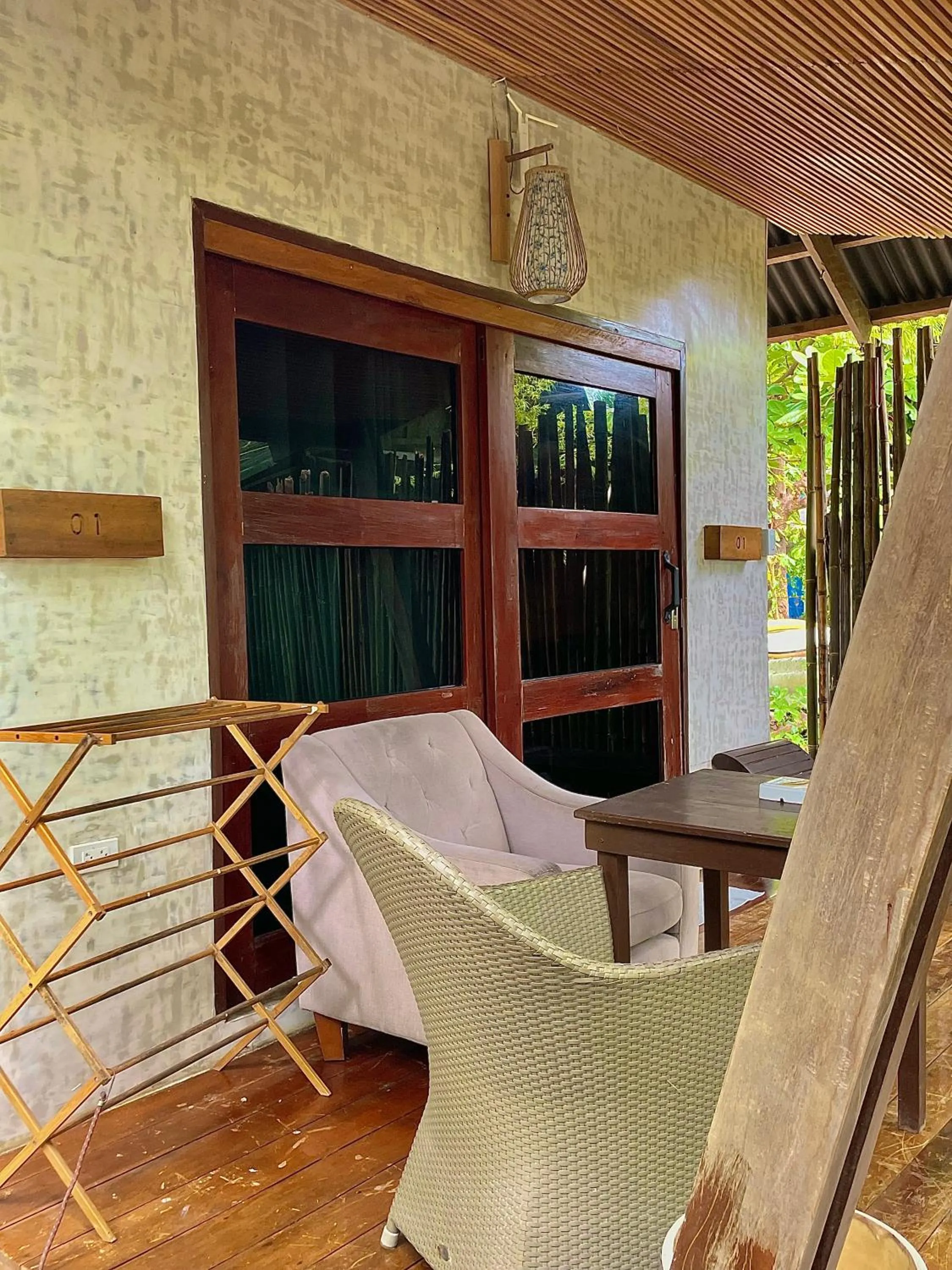 Patio in Patrick's on the Beach Resort