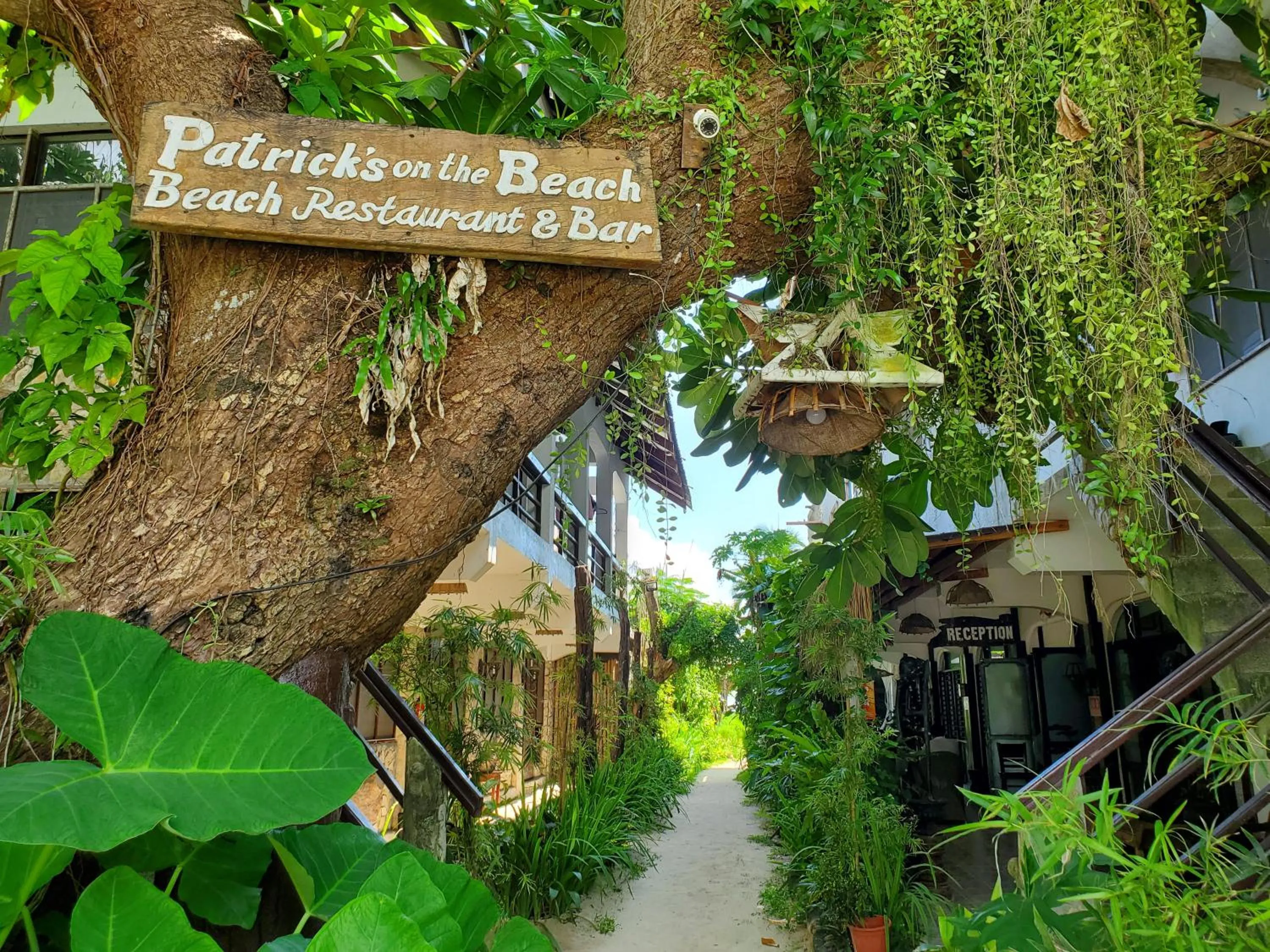 Facade/entrance in Patrick's on the Beach Resort