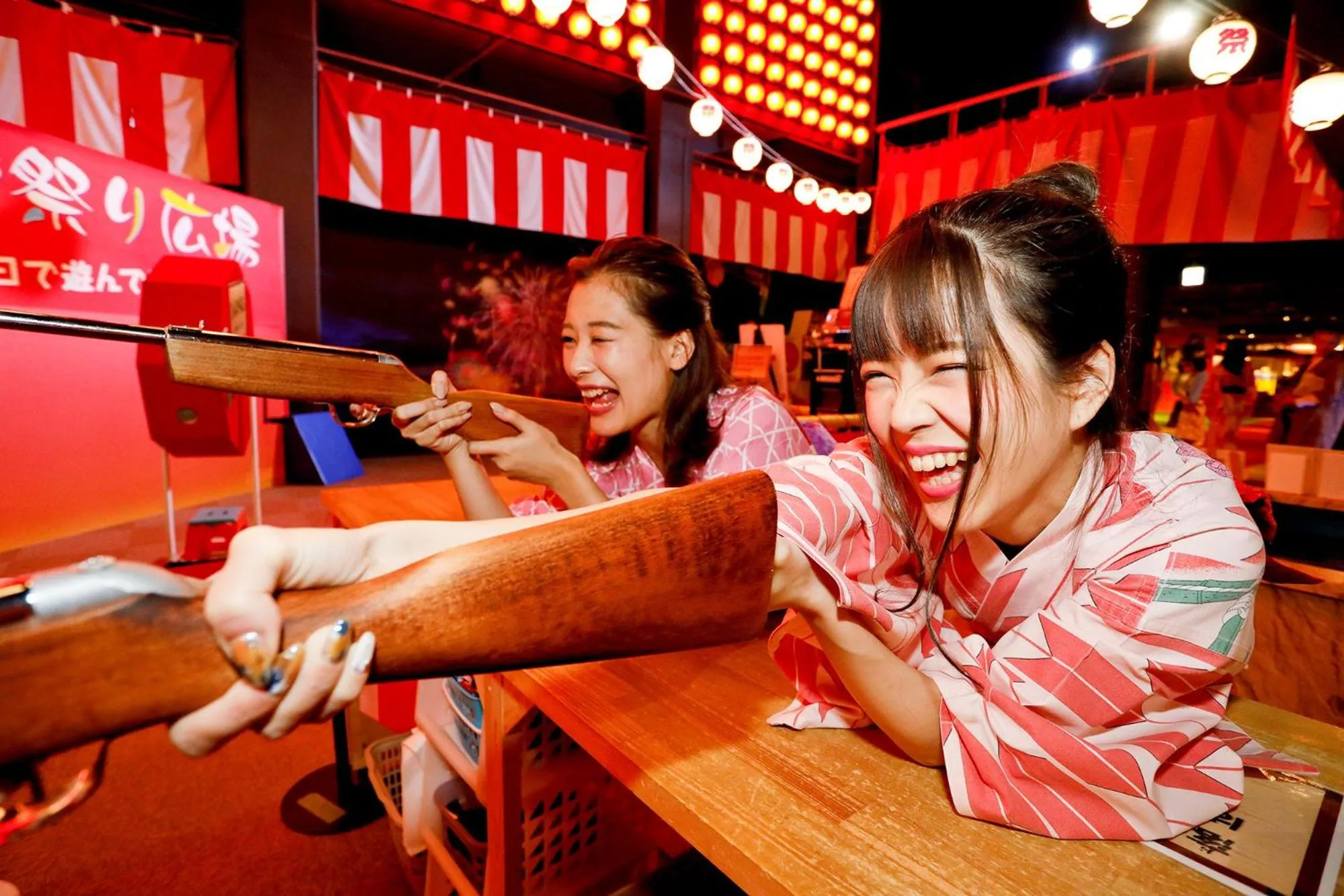 On-site shops in Ooedo Onsen Monogatari Minoh Kanko Hotel