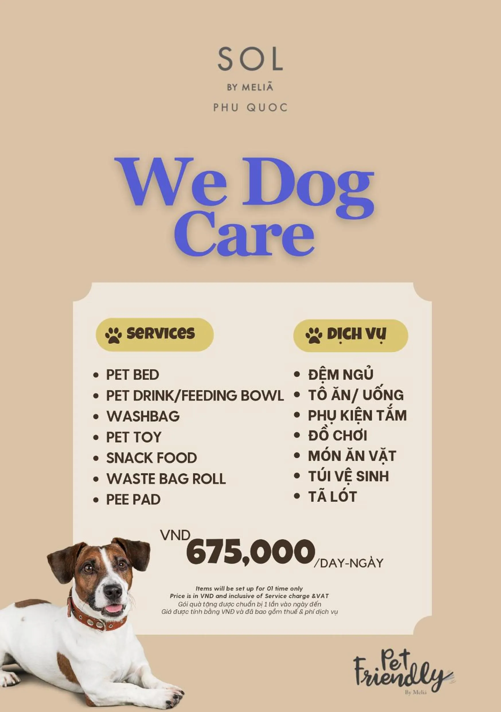 Pets in SOL by Meliá Phu Quoc