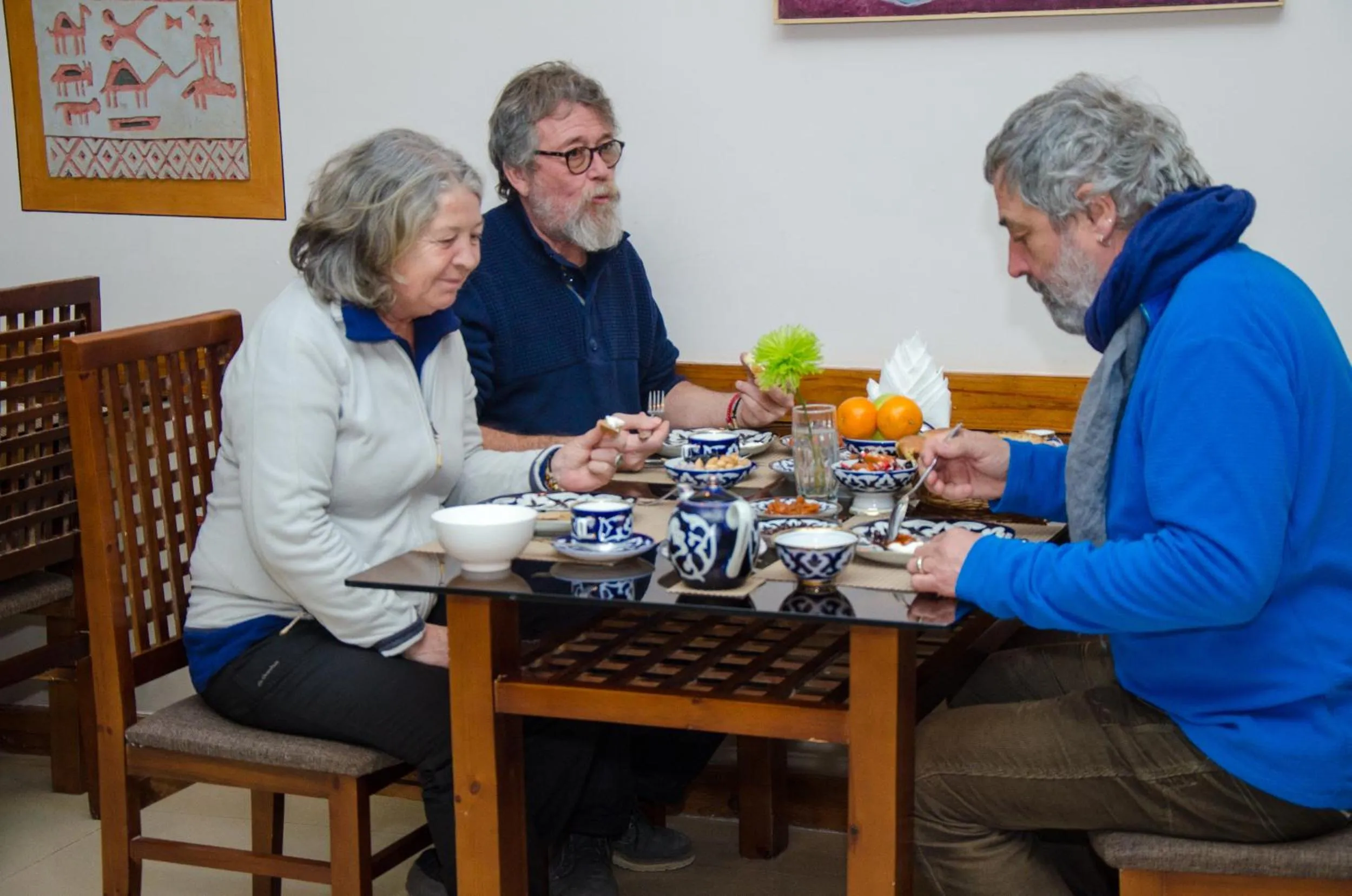 group of guests in Jipek Joli Inn
