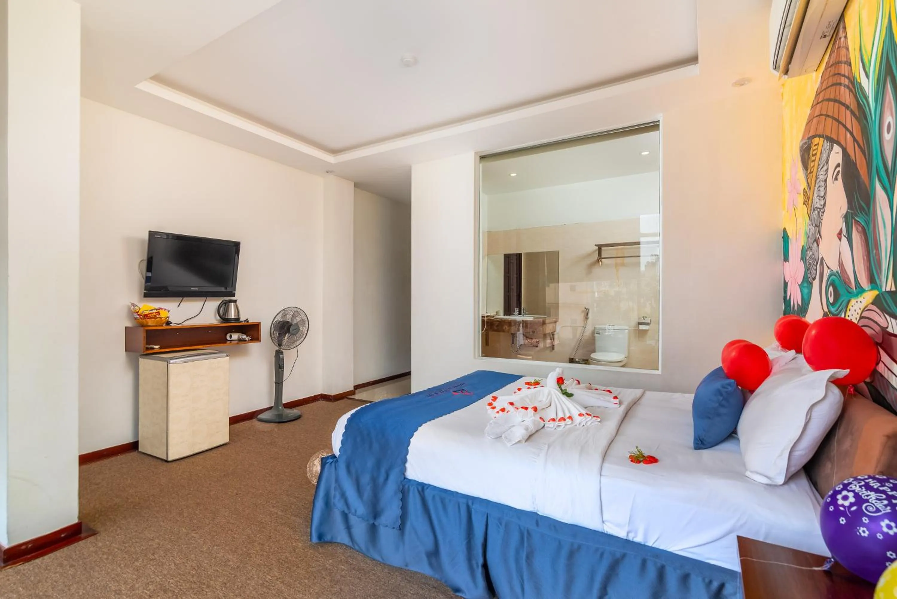 Photo of the whole room, Bed in Amona Hotel