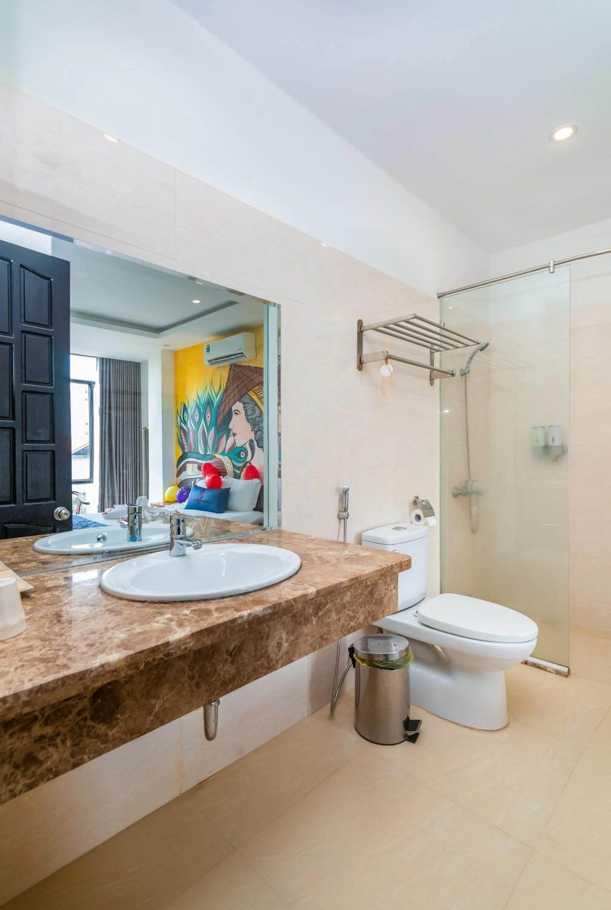 Toilet in Amona Hotel