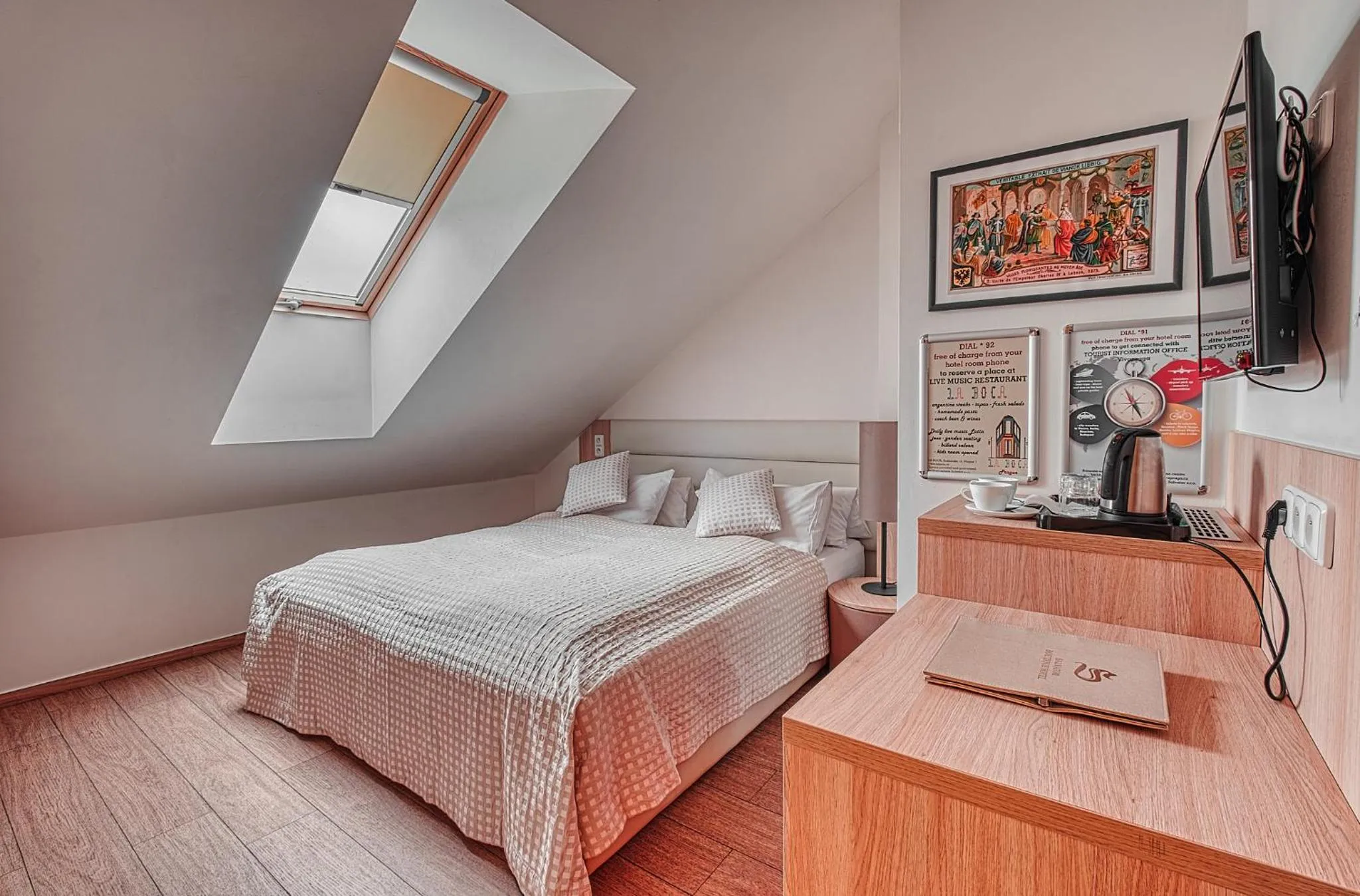 Bed in Salvator Boutique Hotel vegan-friendly