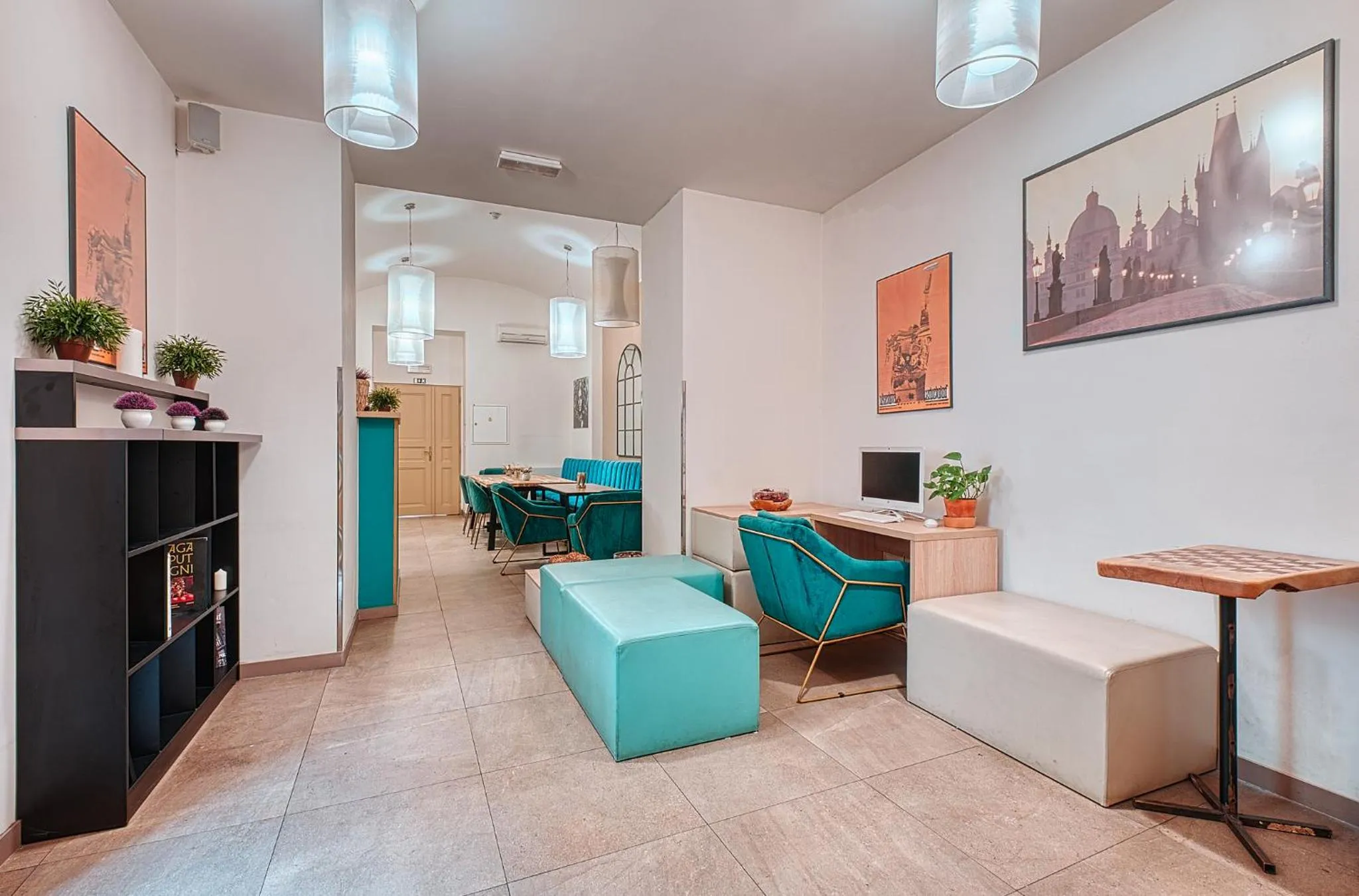 Seating area in Salvator Boutique Hotel vegan-friendly