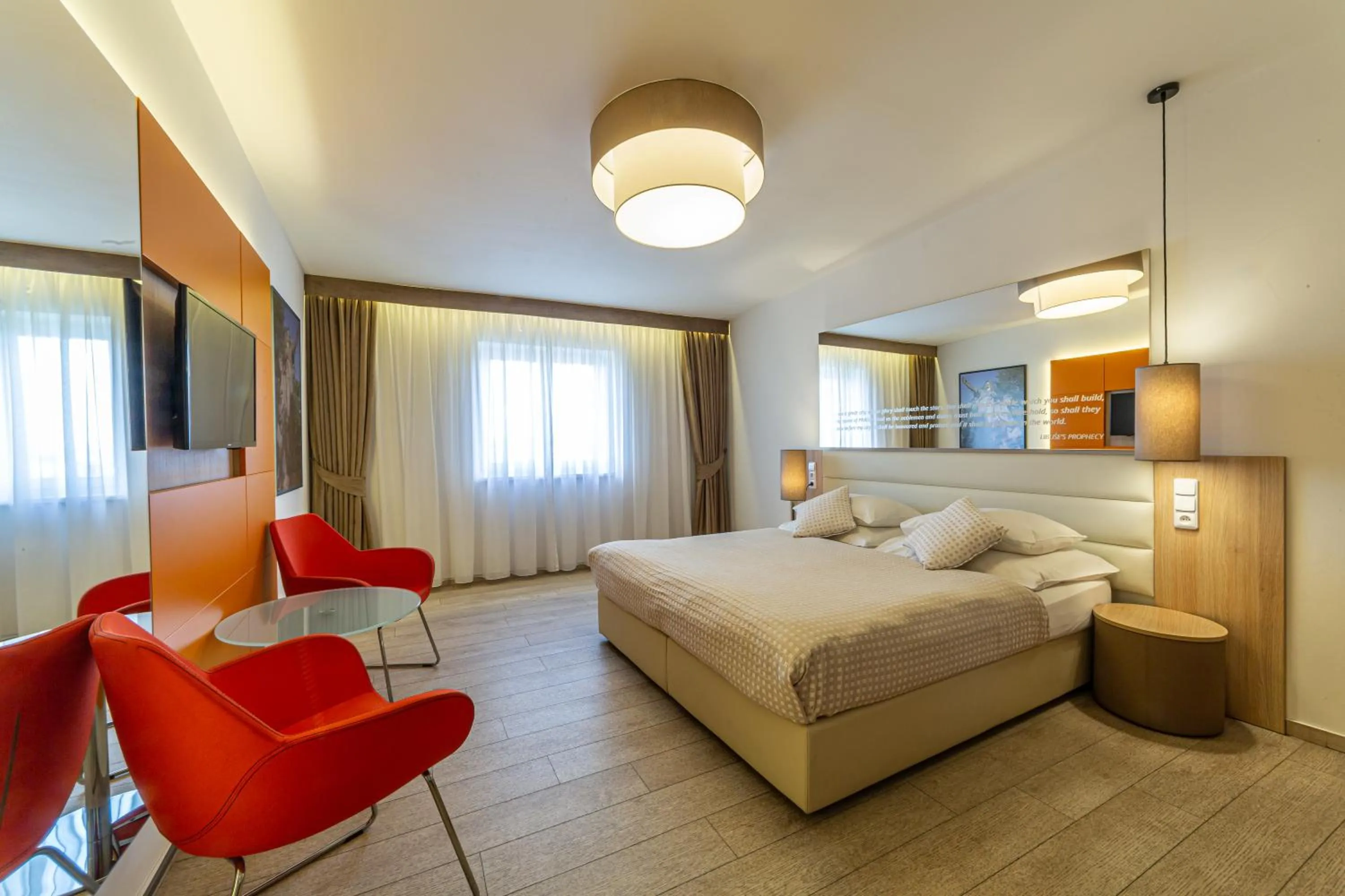 Photo of the whole room, Bed in Salvator Boutique Hotel vegan-friendly