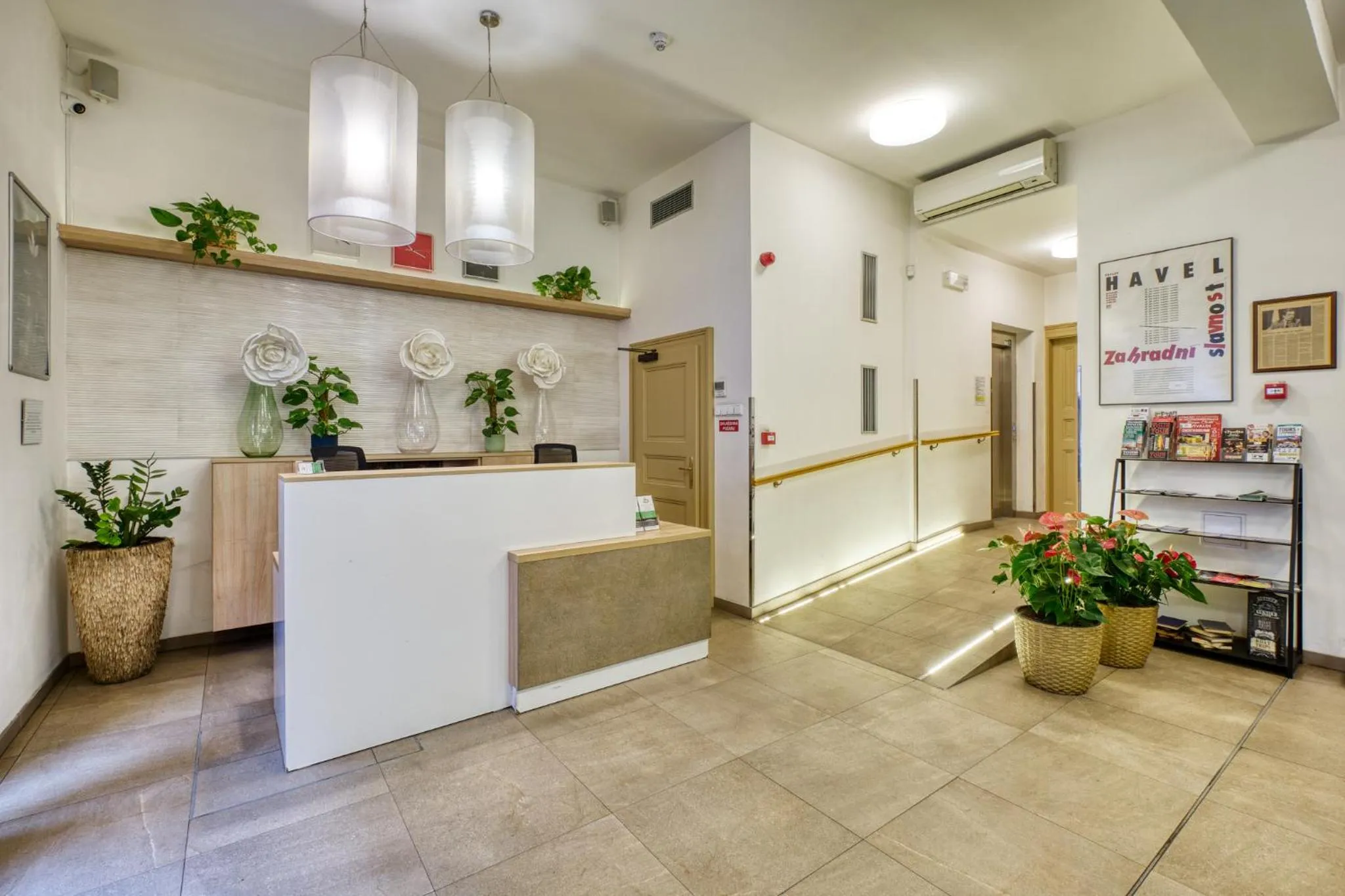 Lobby or reception in Salvator Boutique Hotel vegan-friendly