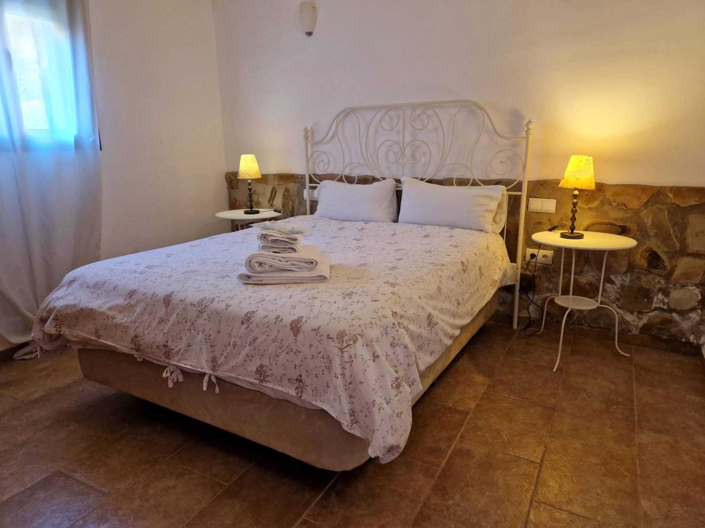 Bed in Casa Rural La Era 3 - Adults Only