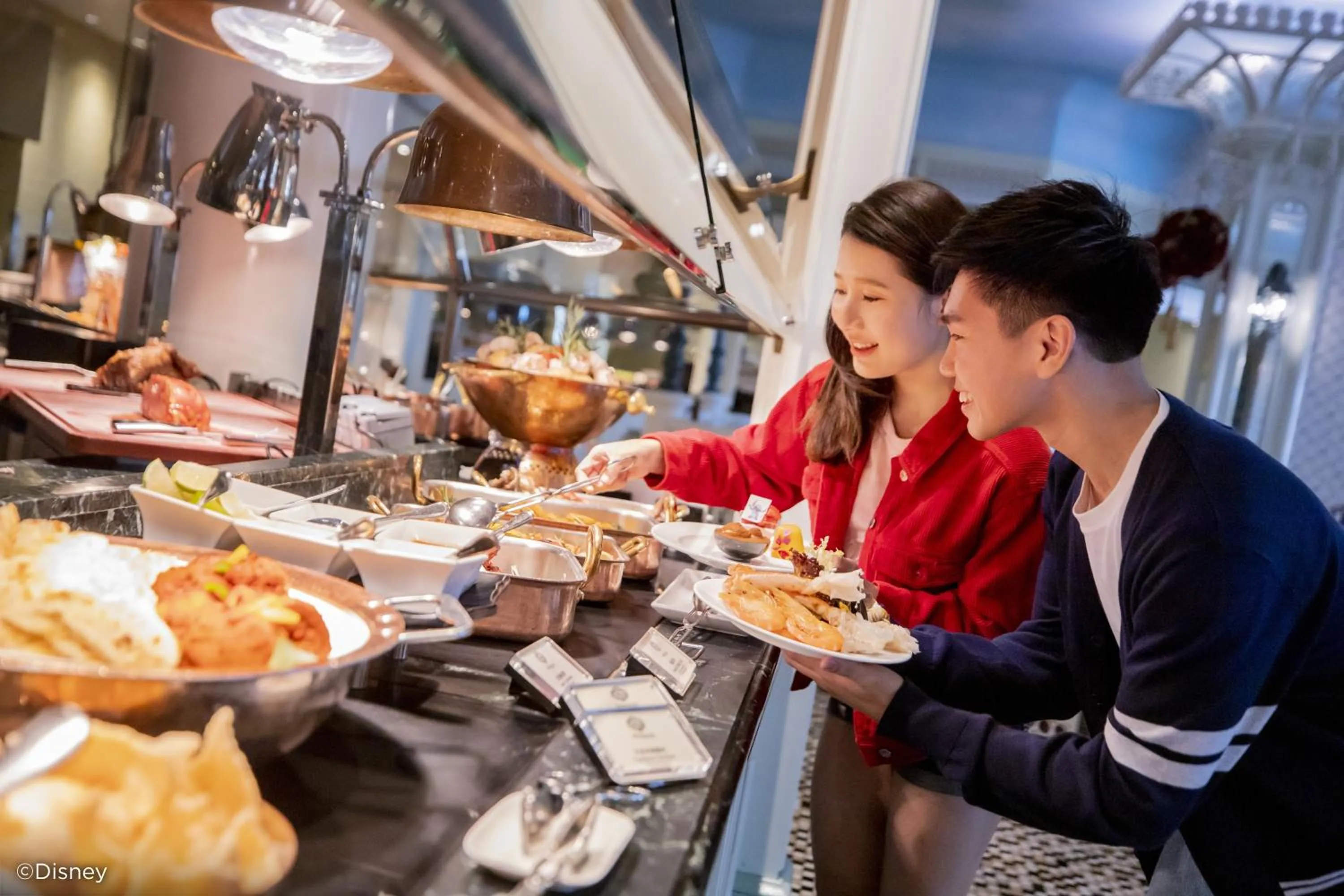 Buffet breakfast in Hong Kong Disneyland Hotel