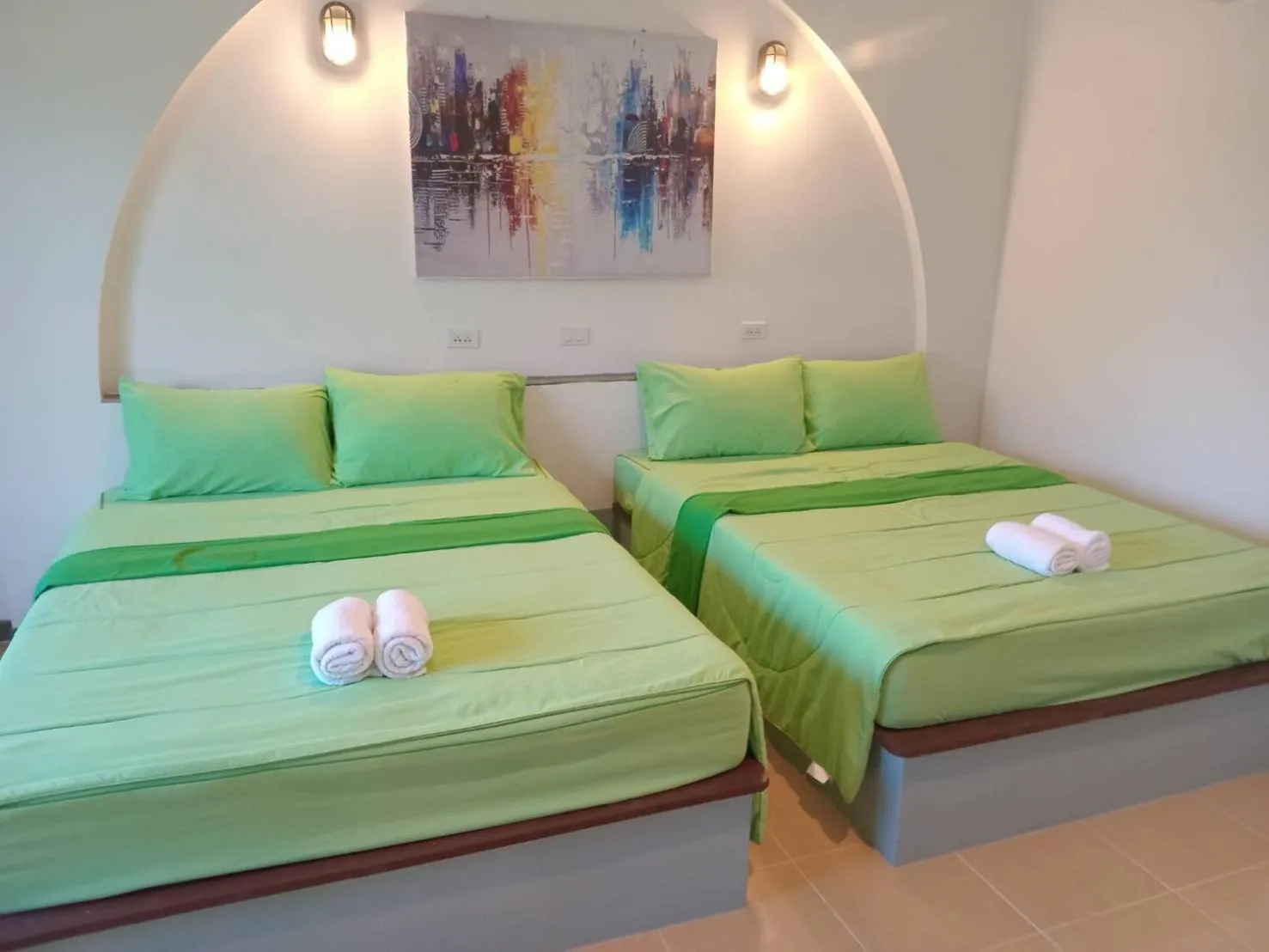 Bed in Fancy Carp Resort