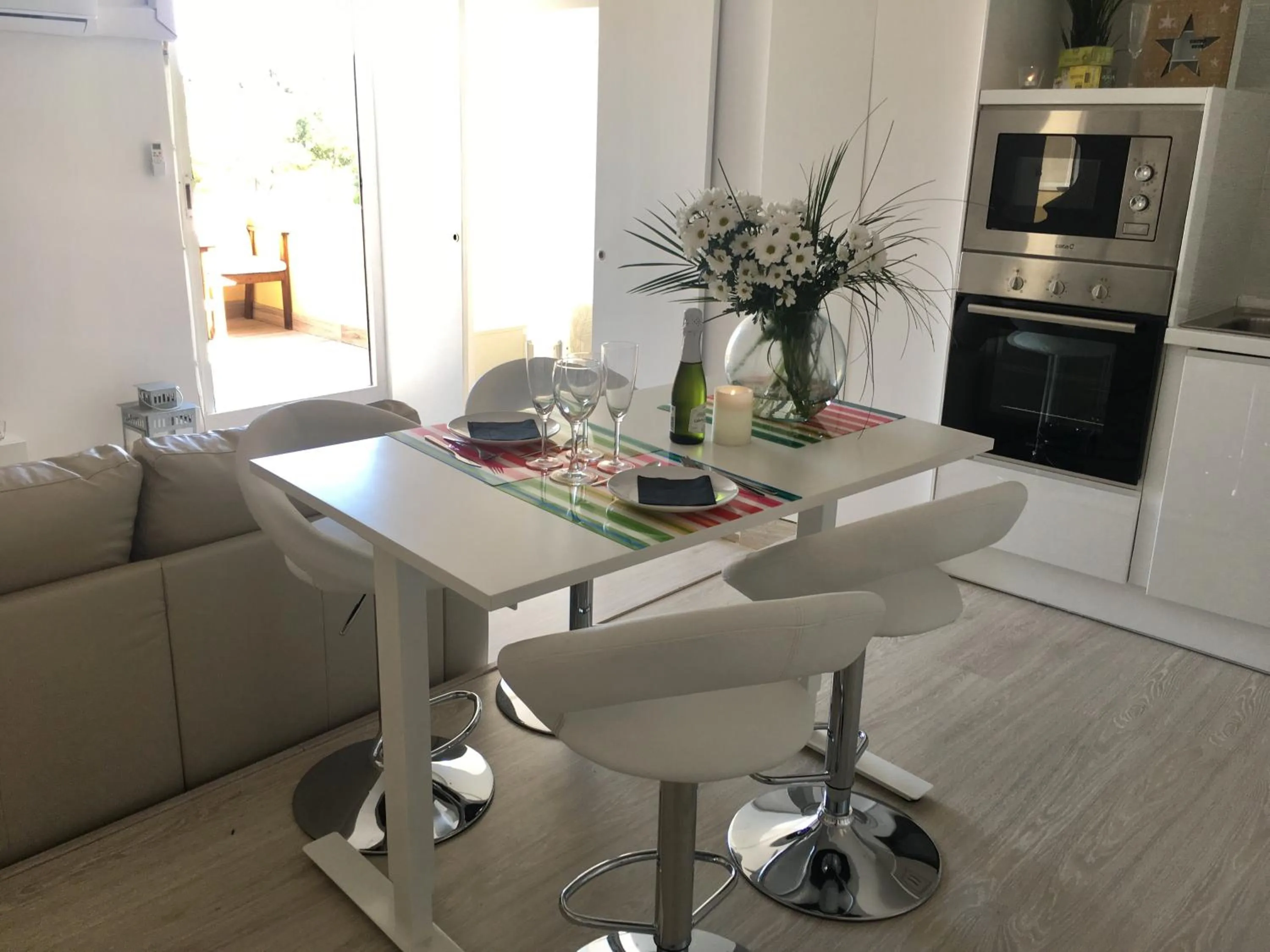 Living room in Panoramic Apartments Sitges