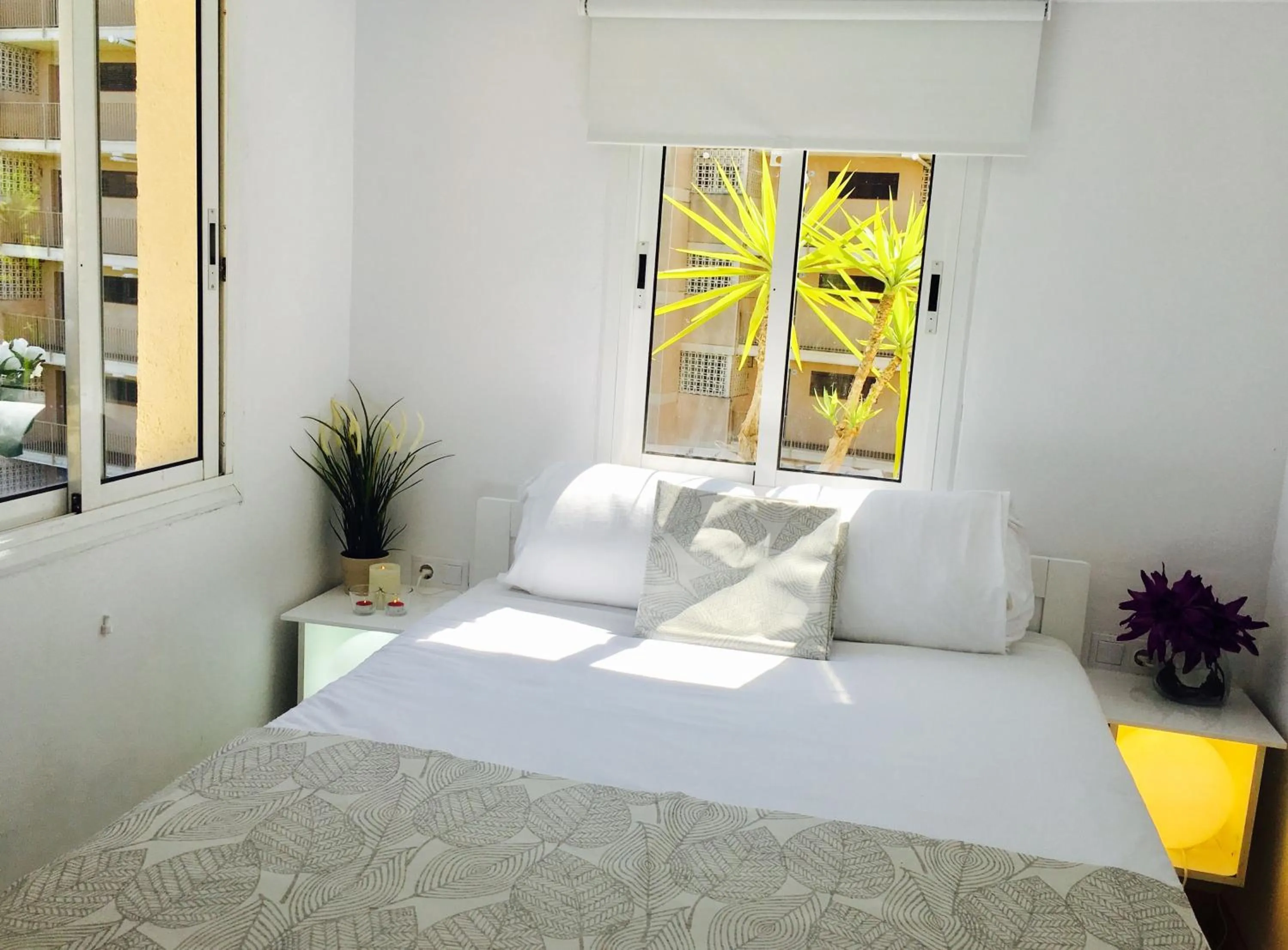 Bedroom, Bed in Panoramic Apartments Sitges