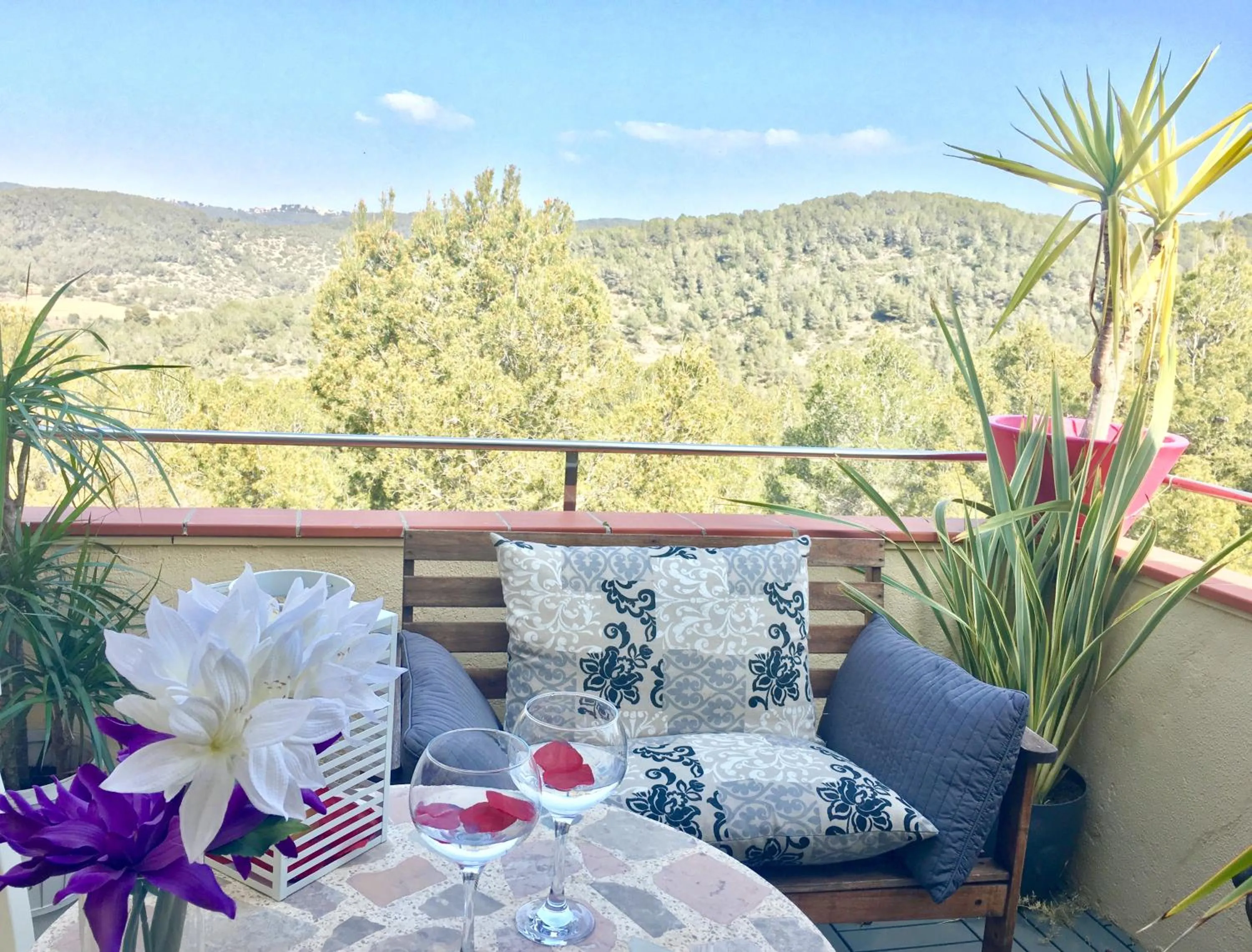 Balcony/Terrace in Panoramic Apartments Sitges