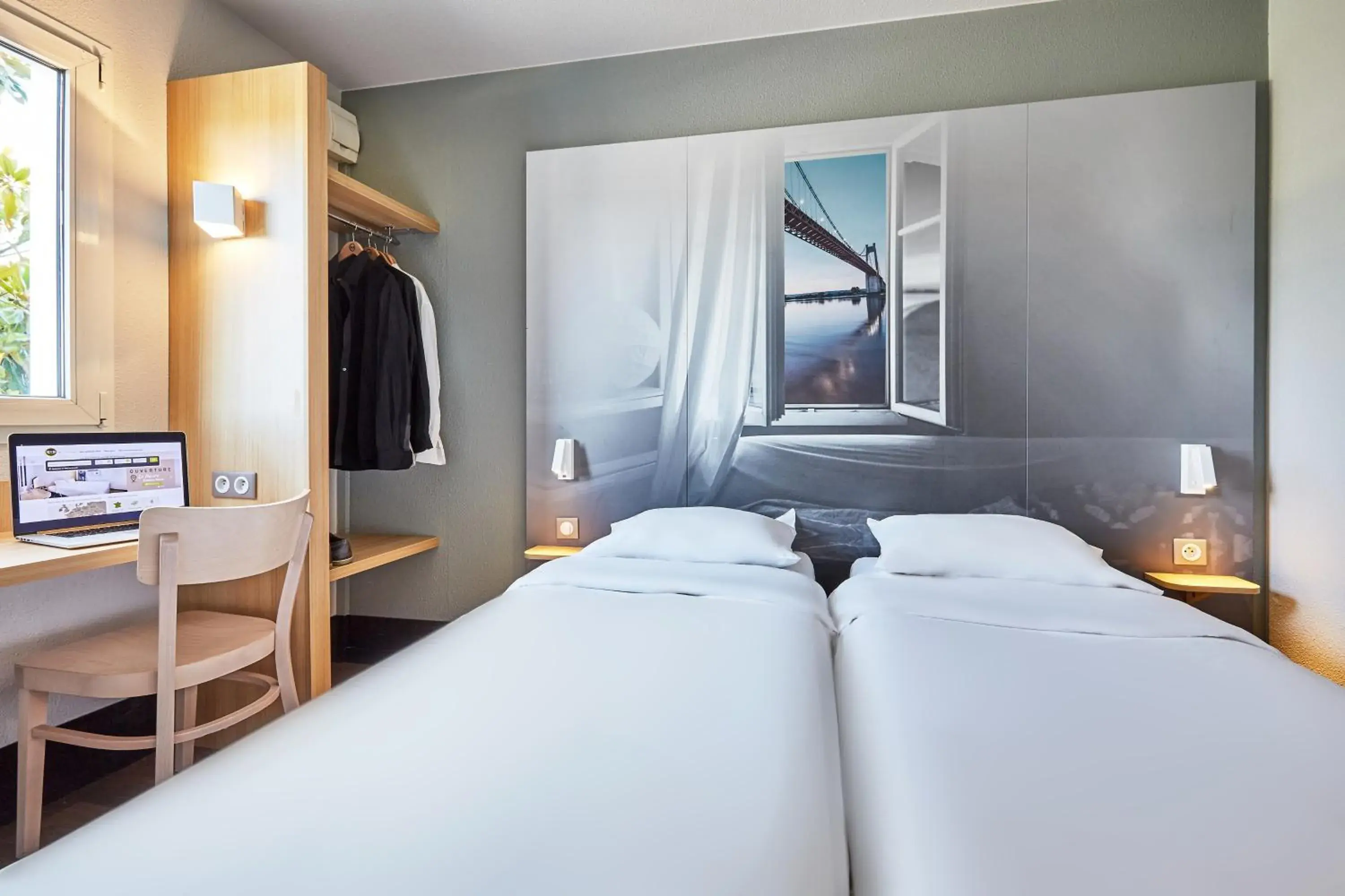 Twin Room in B&B HOTEL Le Havre Harfleur 1 Twin Room in B&B HOTEL Le Havre Harfleur 1