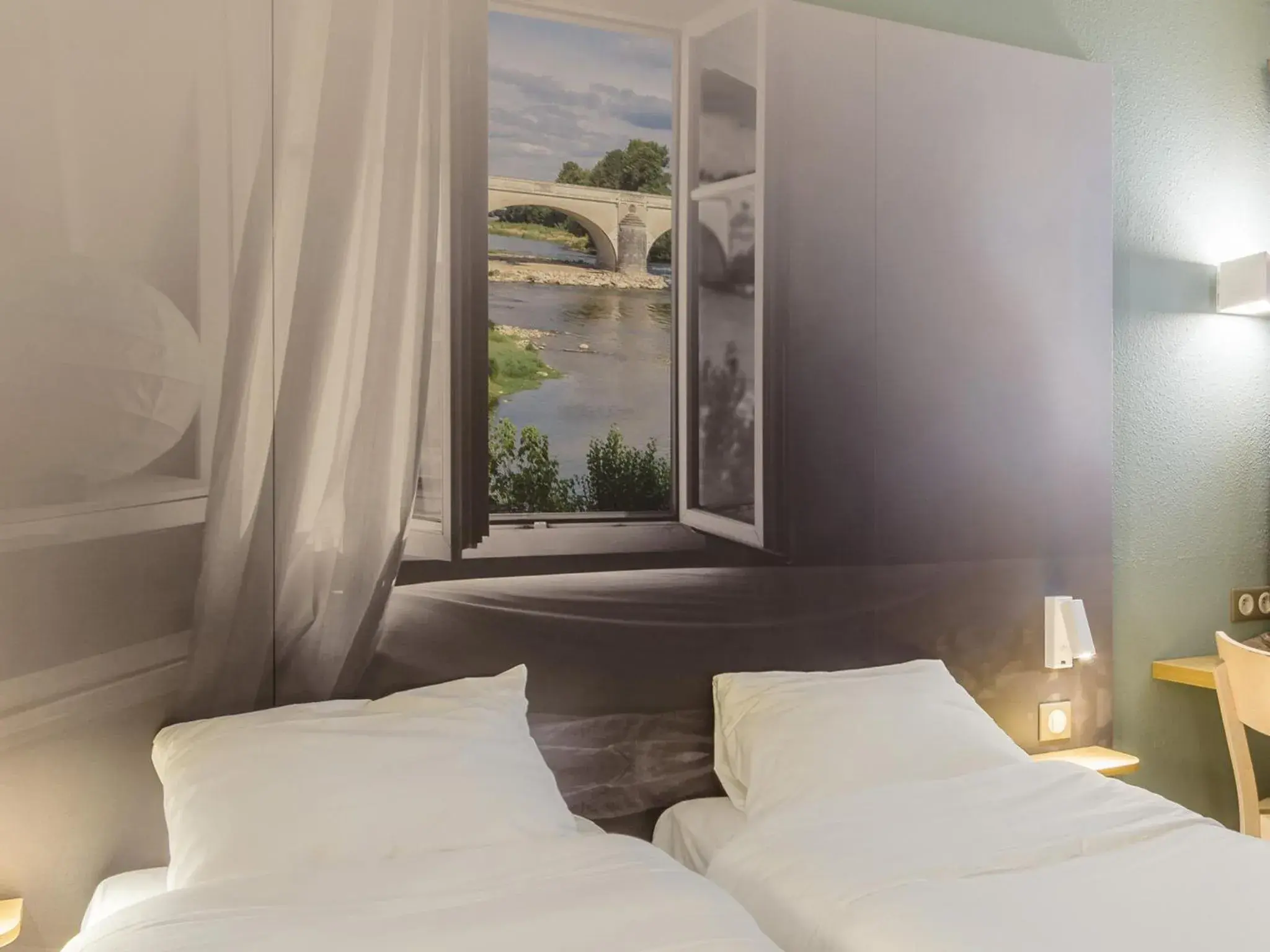 Twin Room in B&B HOTEL Rouen Saint-Étienne-du-Rouvray Twin Room in B&B HOTEL Rouen Saint-Étienne-du-Rouvray
