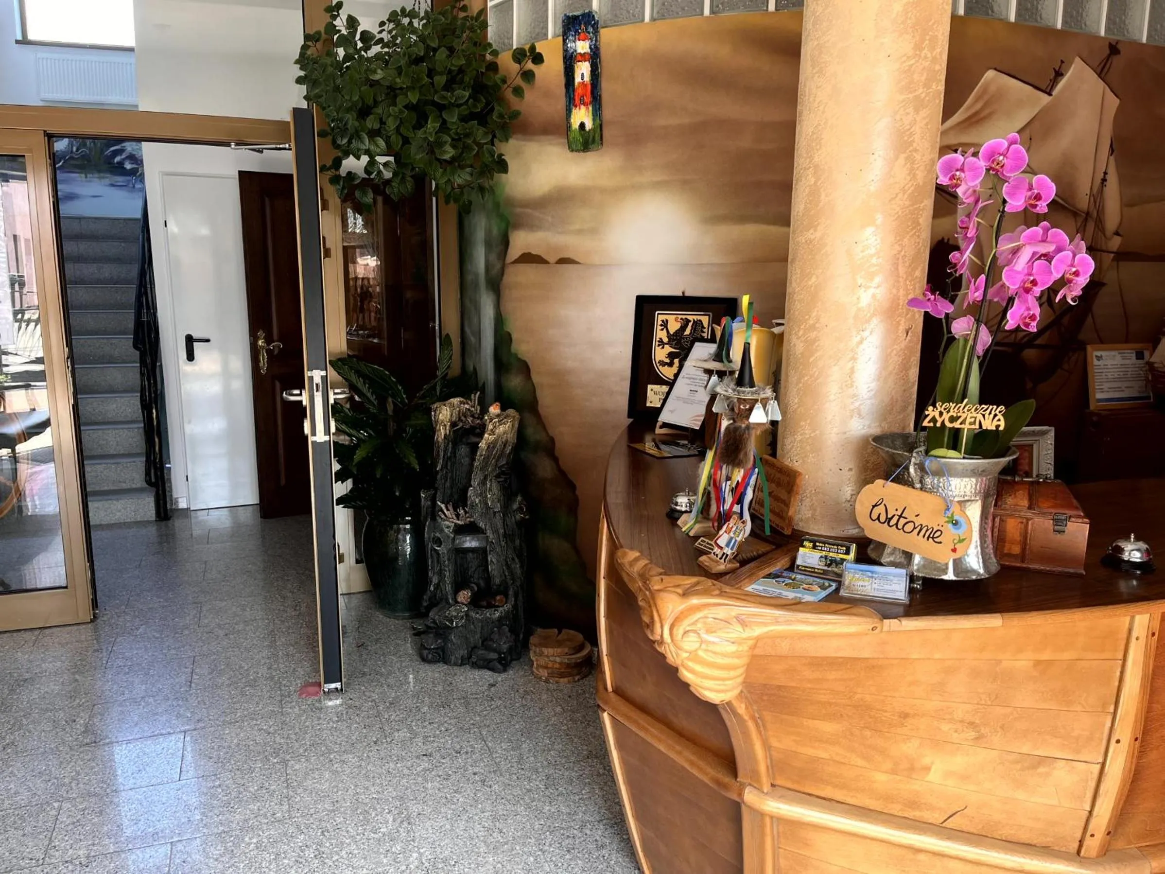 Lobby or reception in Gościniec Kaszebe