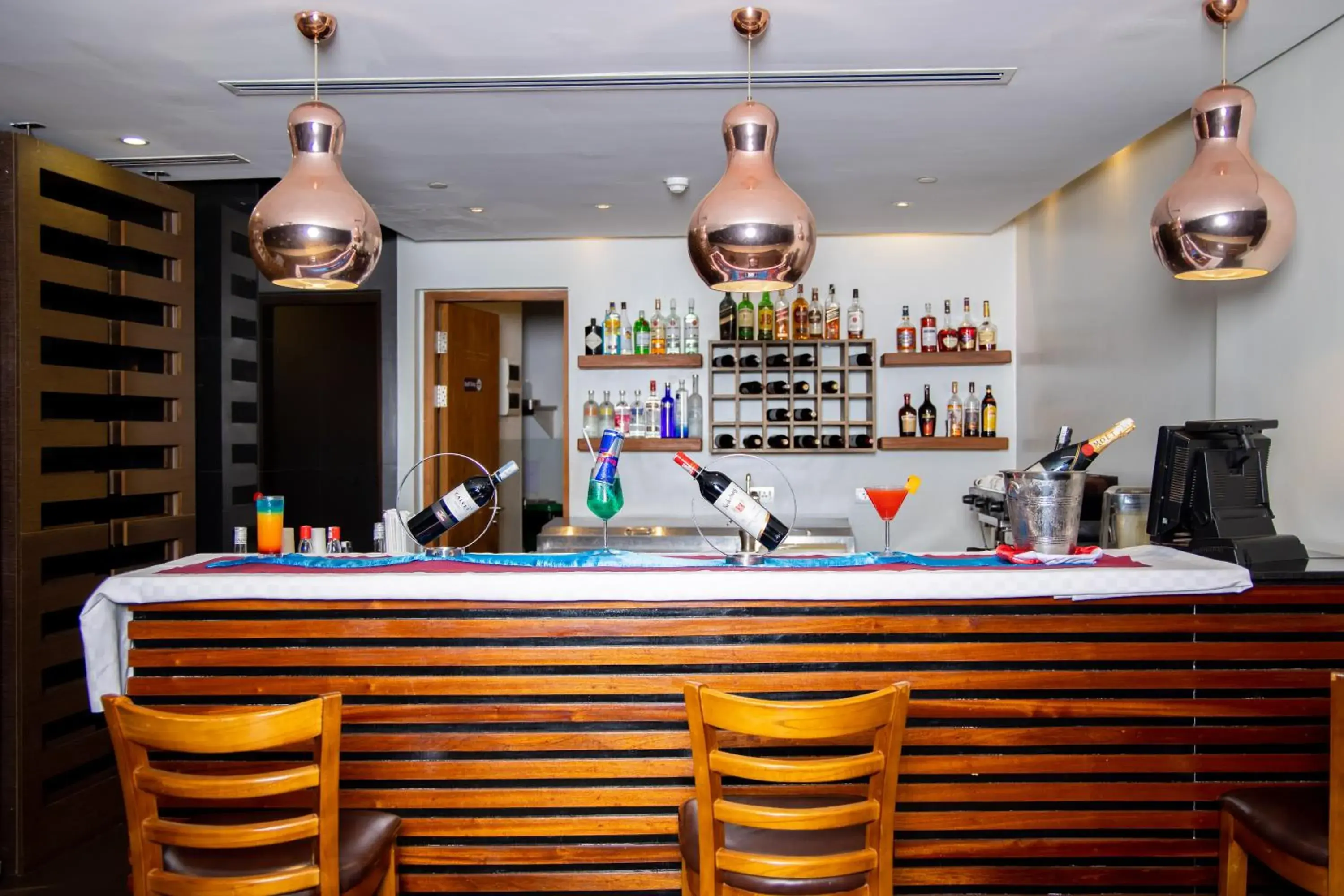 Lounge or bar in Ubumwe Grande Hotel Lounge or bar in Ubumwe Grande Hotel