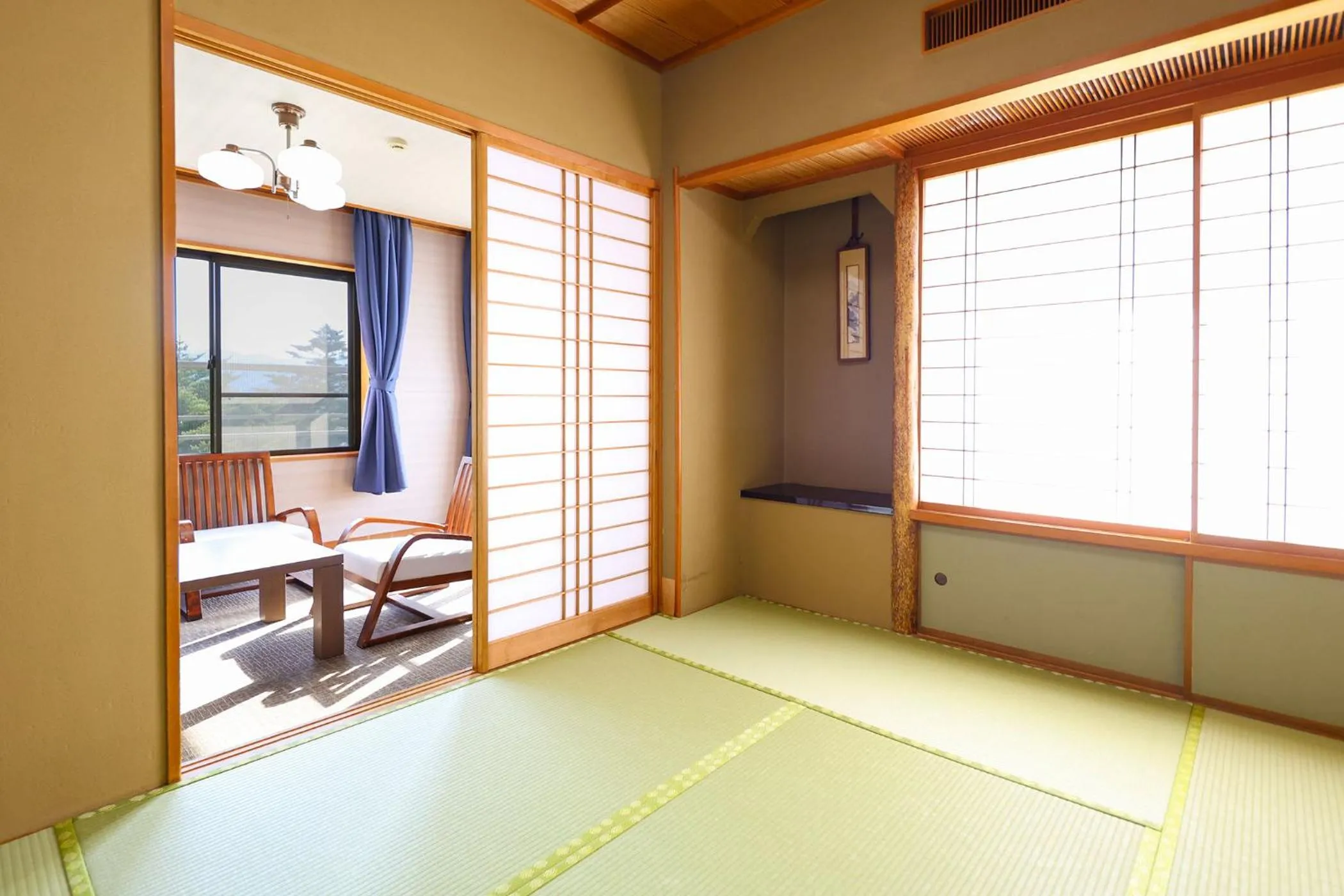 Photo of the whole room, Bed in Ooedo Onsen Monogatari Premium Yamashitaya
