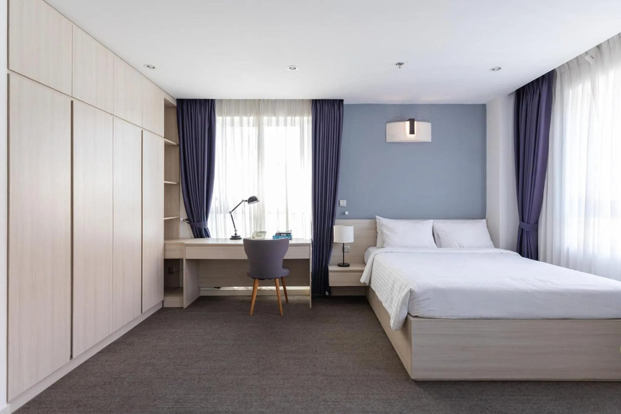 Bedroom, Bed in Đô Thành Residence by DDH