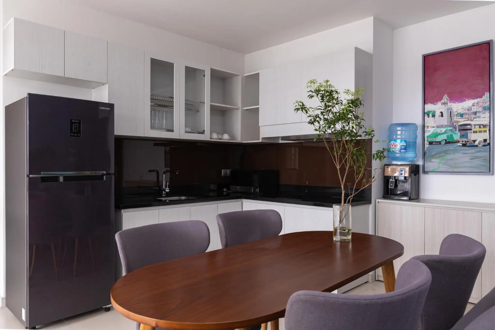 Kitchen or kitchenette in Đô Thành Residence by DDH