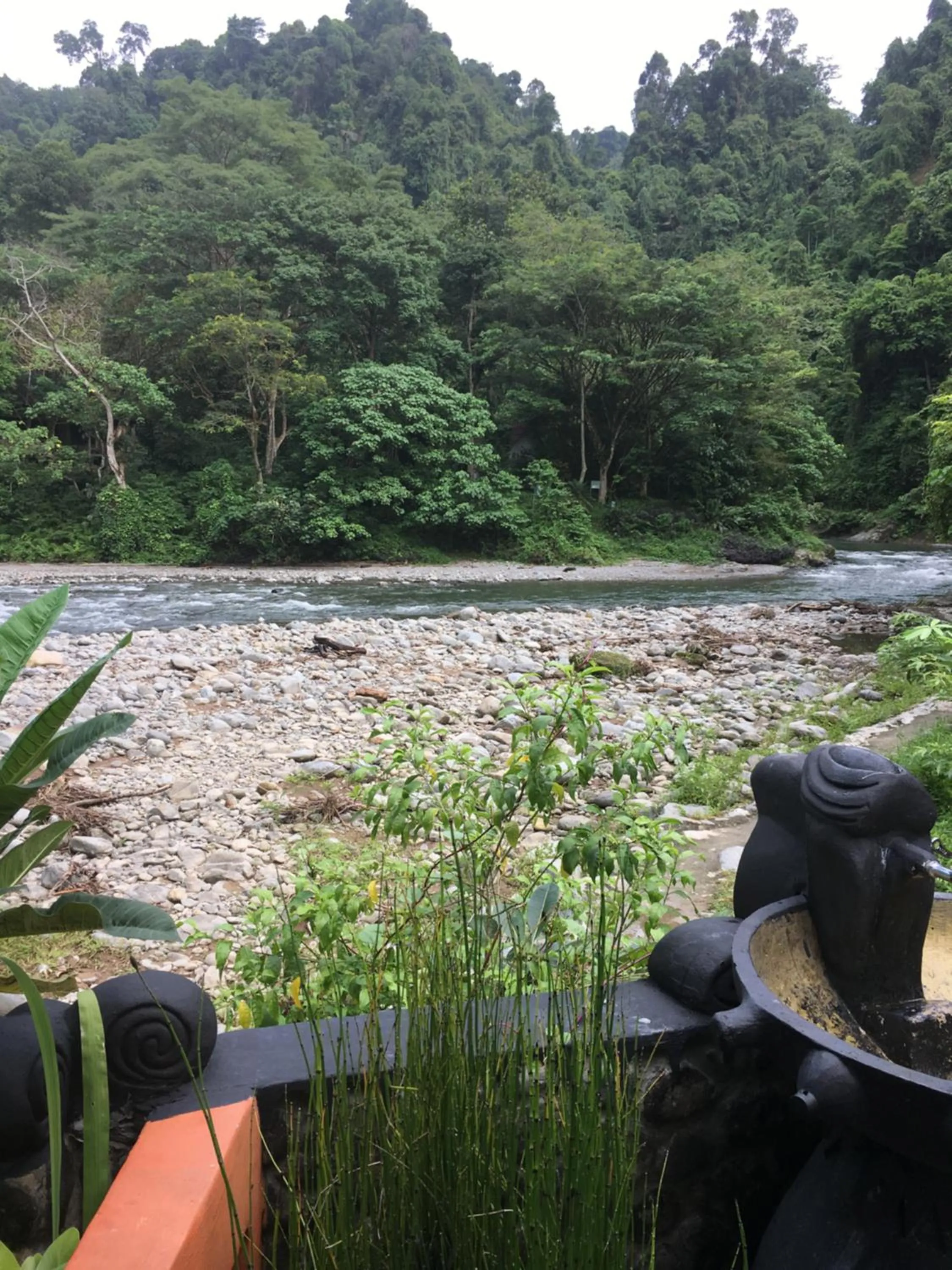 Beach in Jungle Inn Bukit lawang