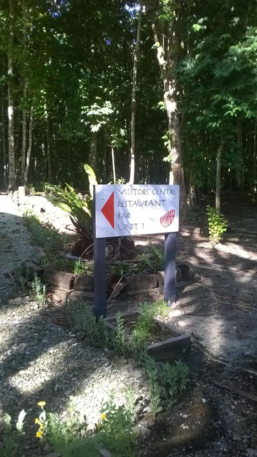 Natural landscape in Evis Resort at Nggatirana Island