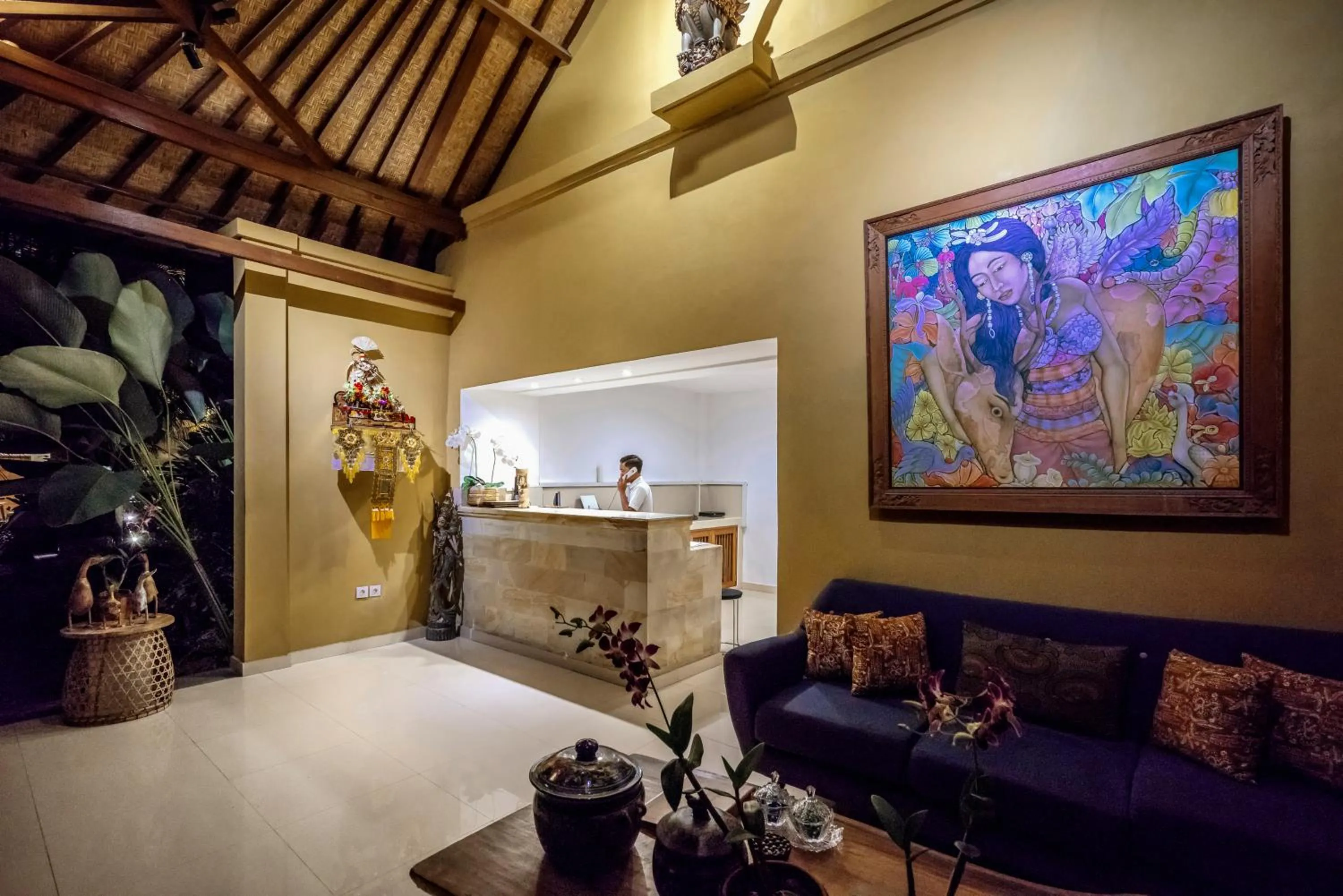 Lobby or reception in Jati Cottage