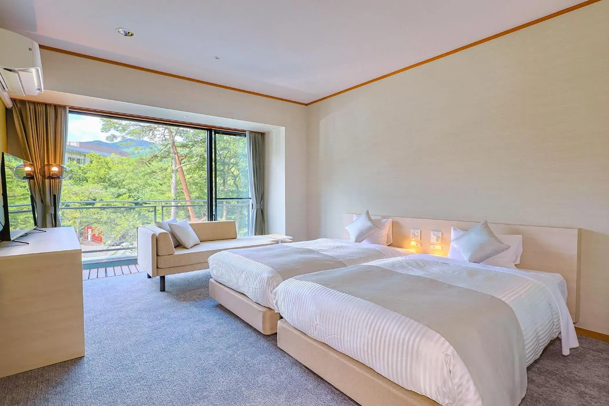 Standard Twin Room(Barrier Free) - single occupancy - Indoor Bath - Non-Smoking in TAOYA Nasu Shiobara Standard Twin Room(Barrier Free) - single occupancy - Indoor Bath - Non-Smoking in TAOYA Nasu Shiobara