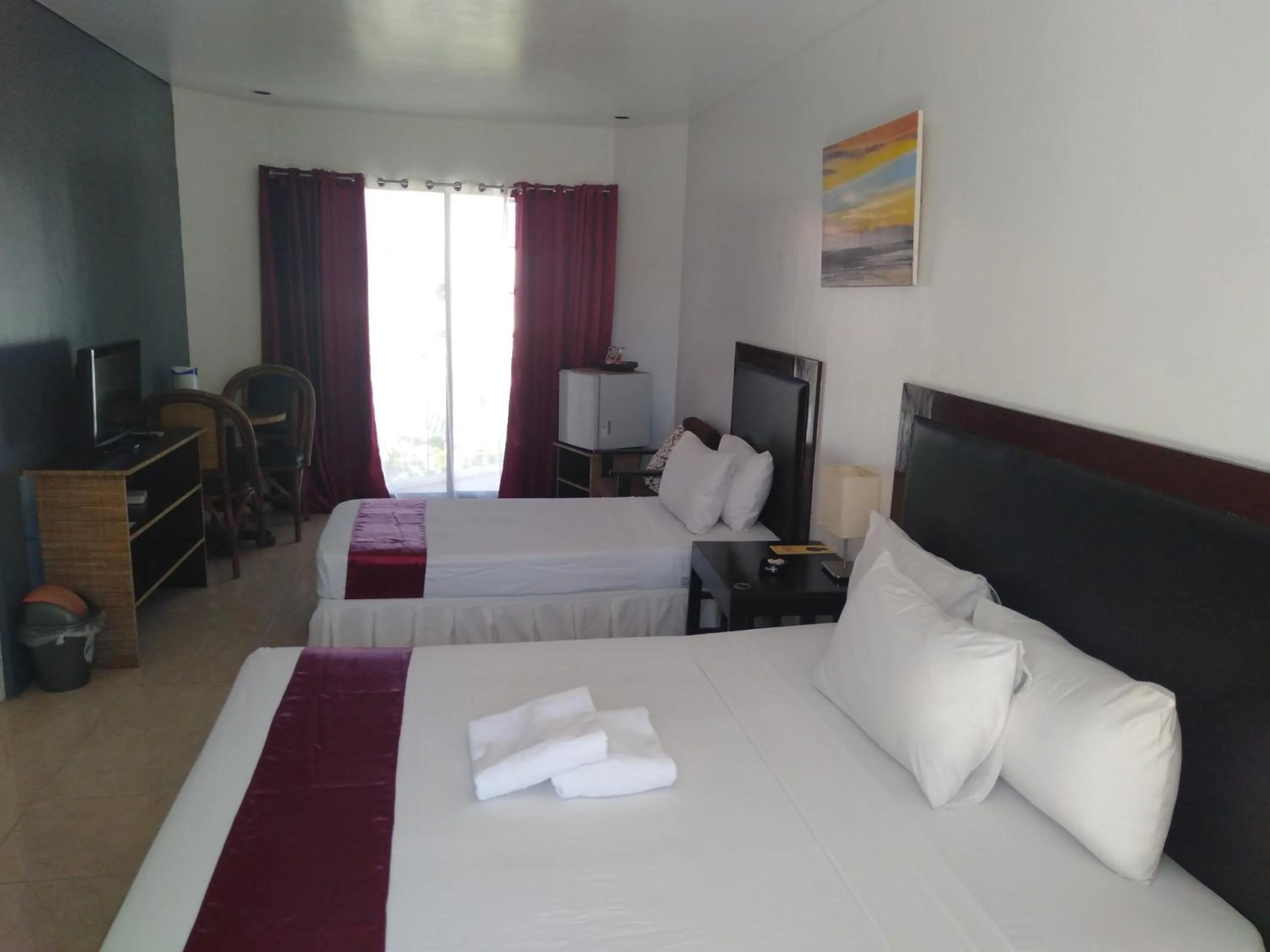 Bed in Boracay White Coral Hotel