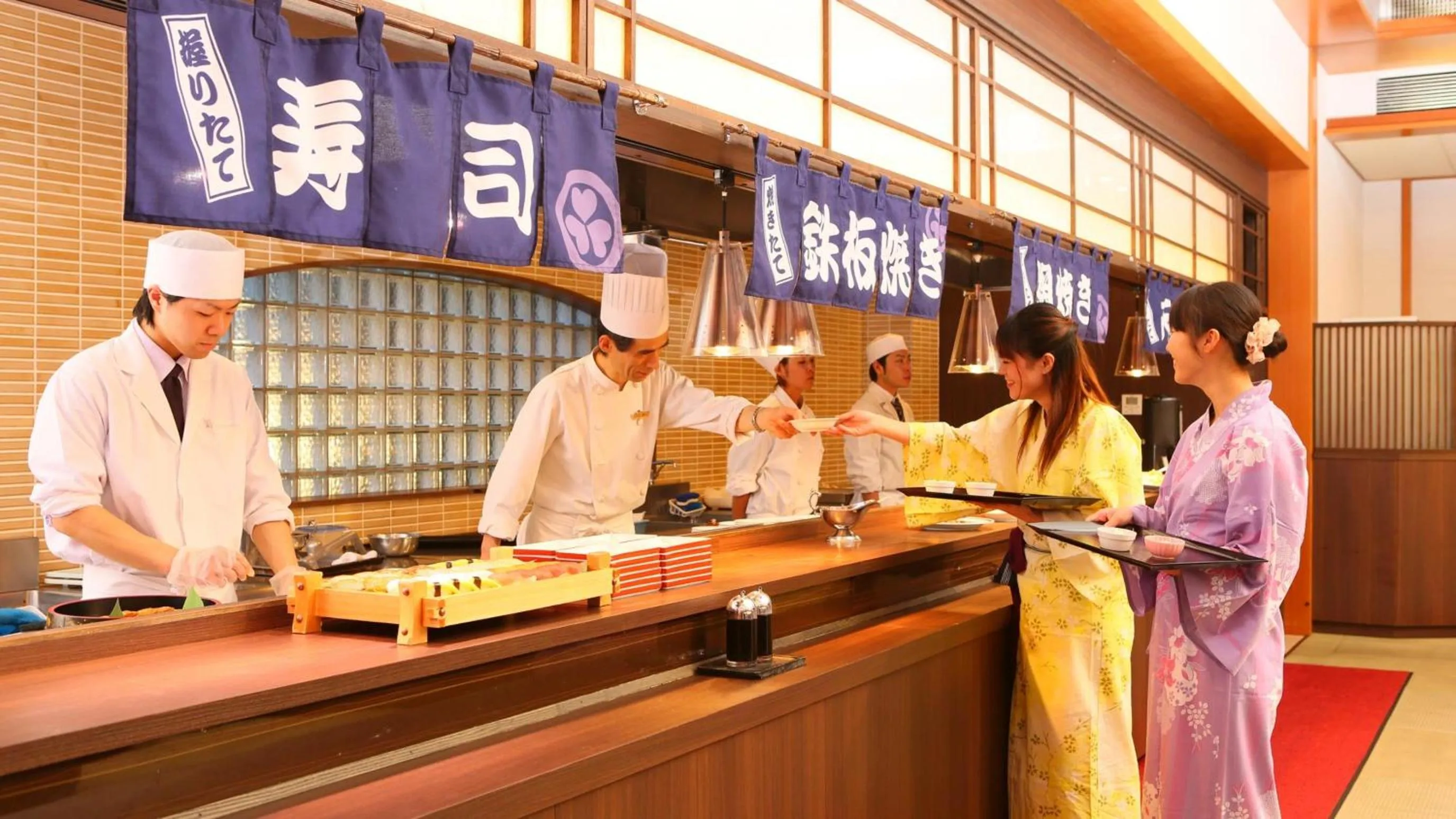 Food in Ooedo Onsen Monogatari Higashiyama Grand Hotel