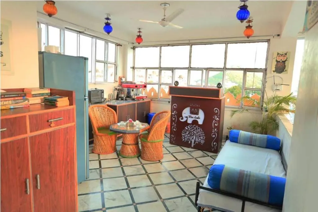 Seating area in Hotel Janak Niwas