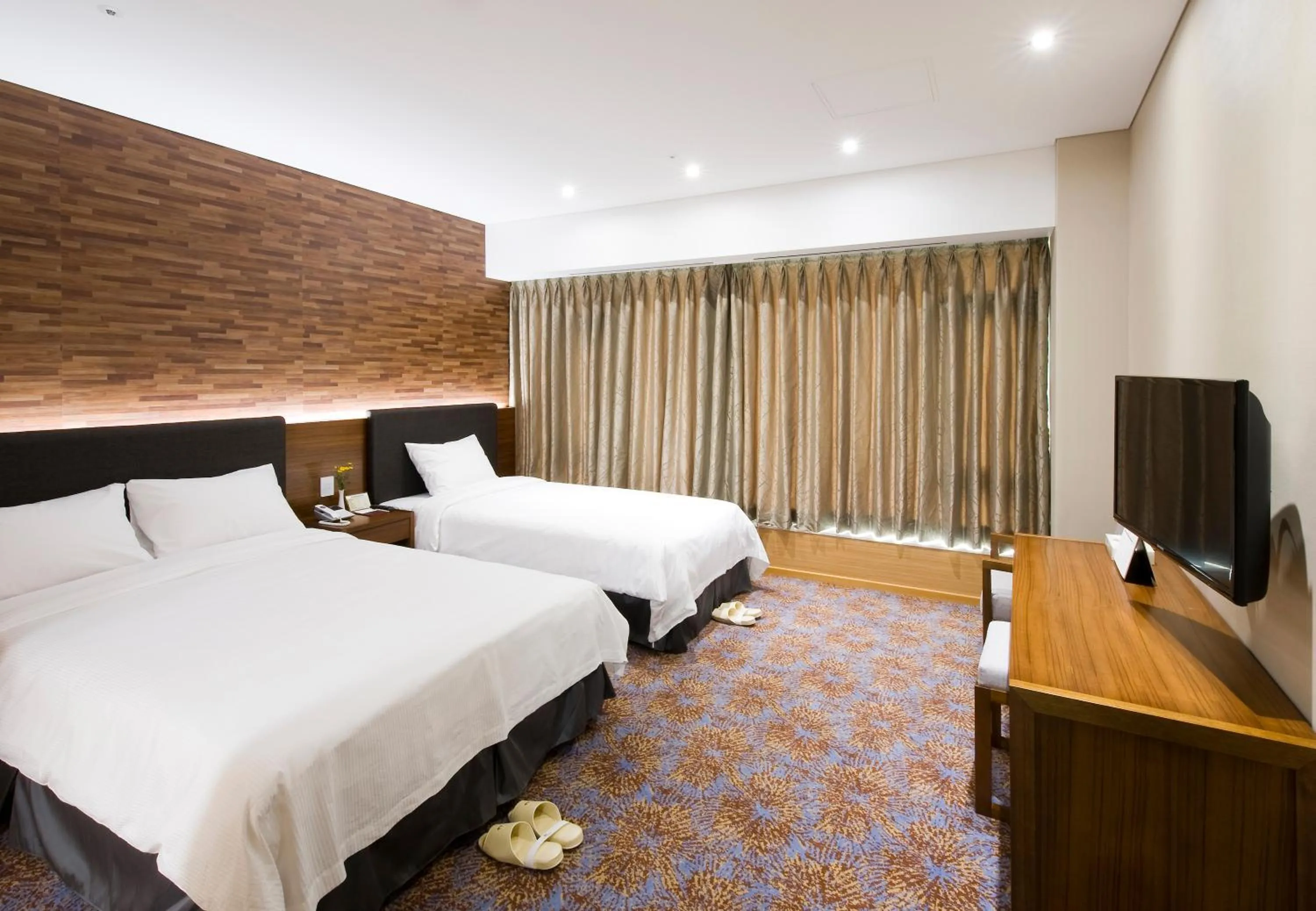 Decorative detail, Bed in The K Hotel Gyeongju