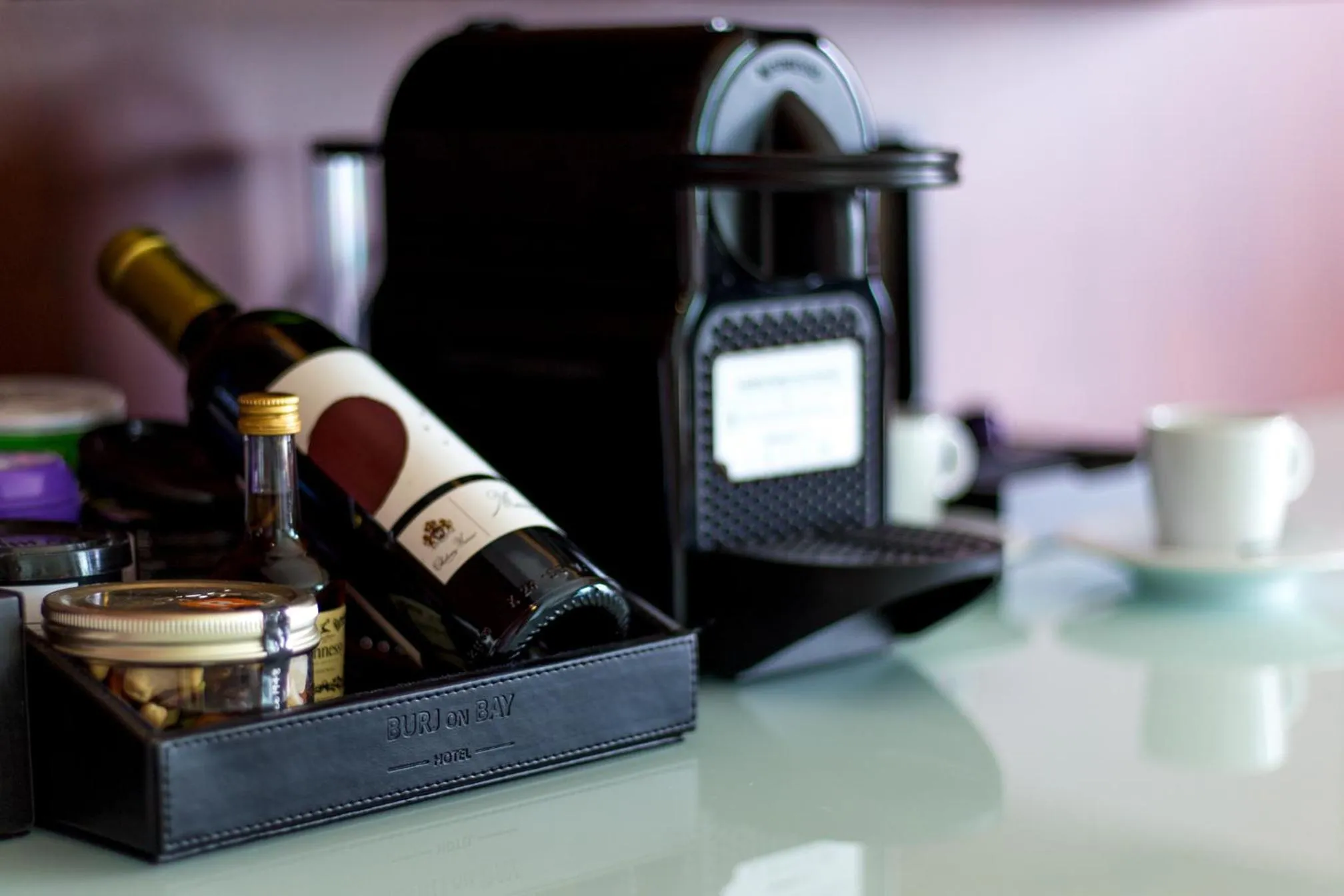 Food and drinks in BURJ ON BAY Hotel