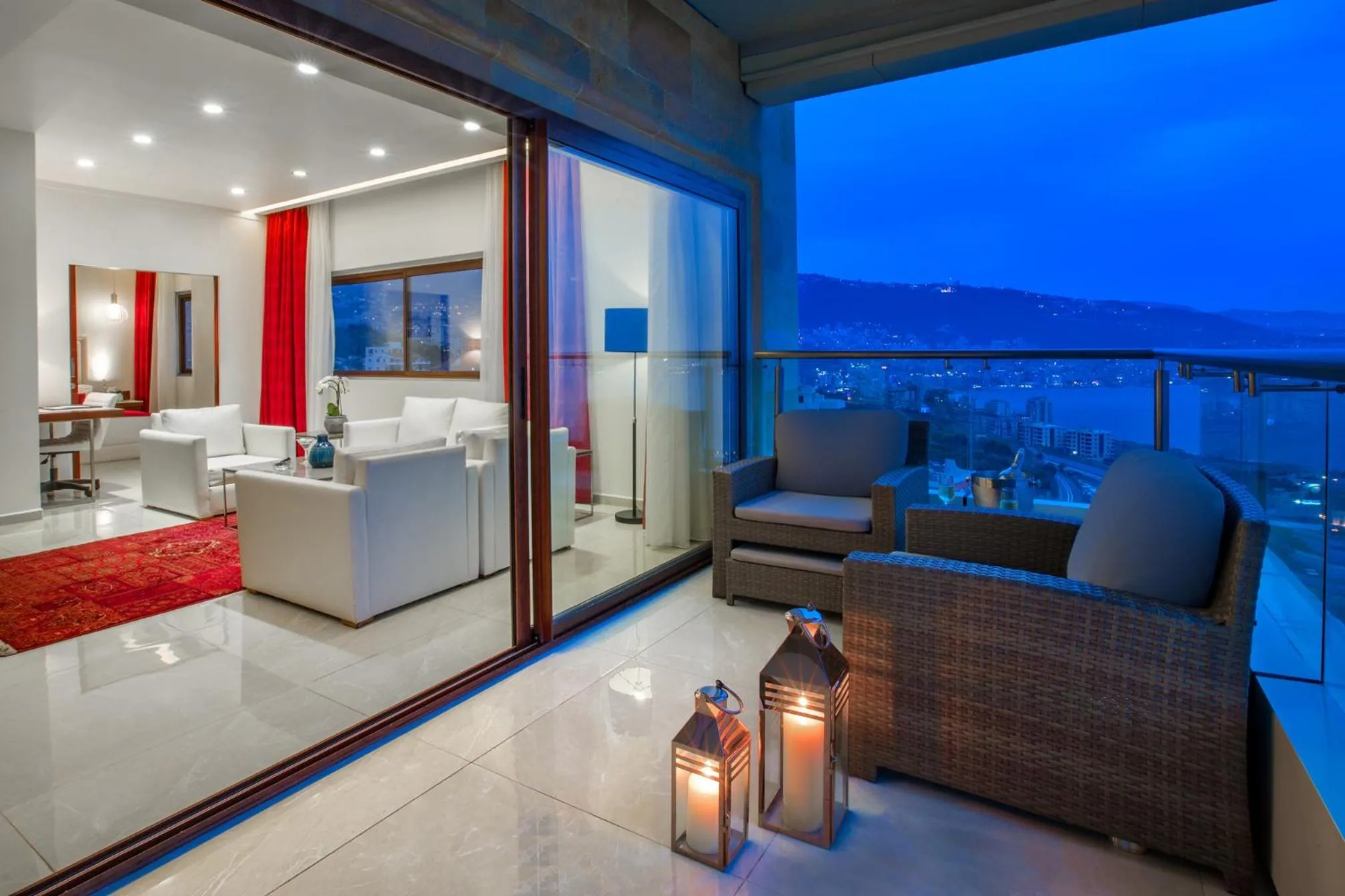 Balcony/Terrace in BURJ ON BAY Hotel