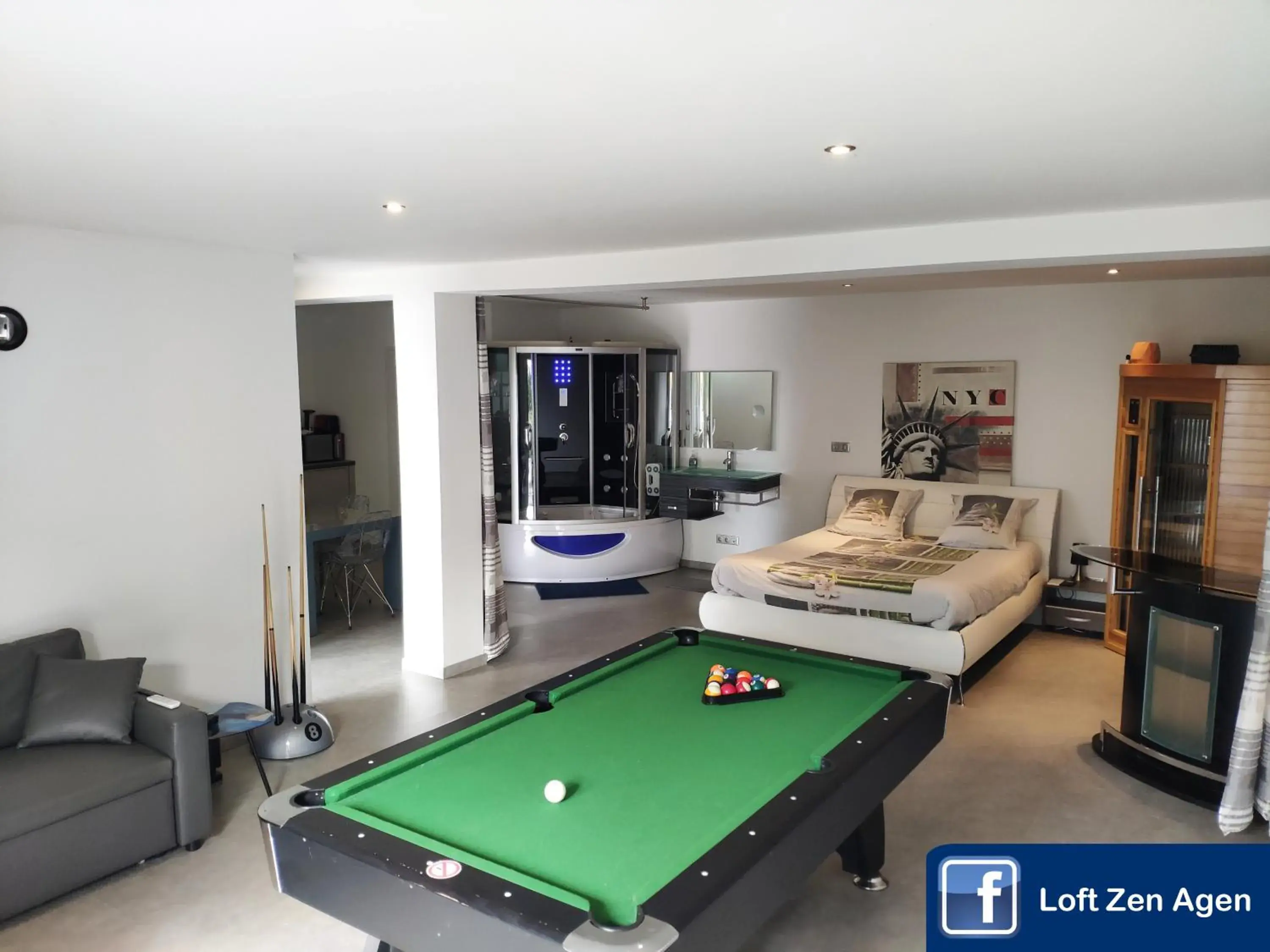 Loft Zen SPA Balneo Parking Gratuit Sauna Hammam Billard Loft Zen SPA Balneo Parking Gratuit Sauna Hammam Billard