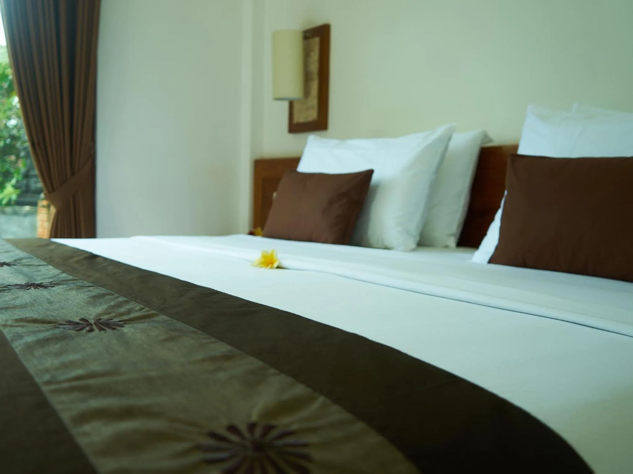 Bed in Eden House Ubud