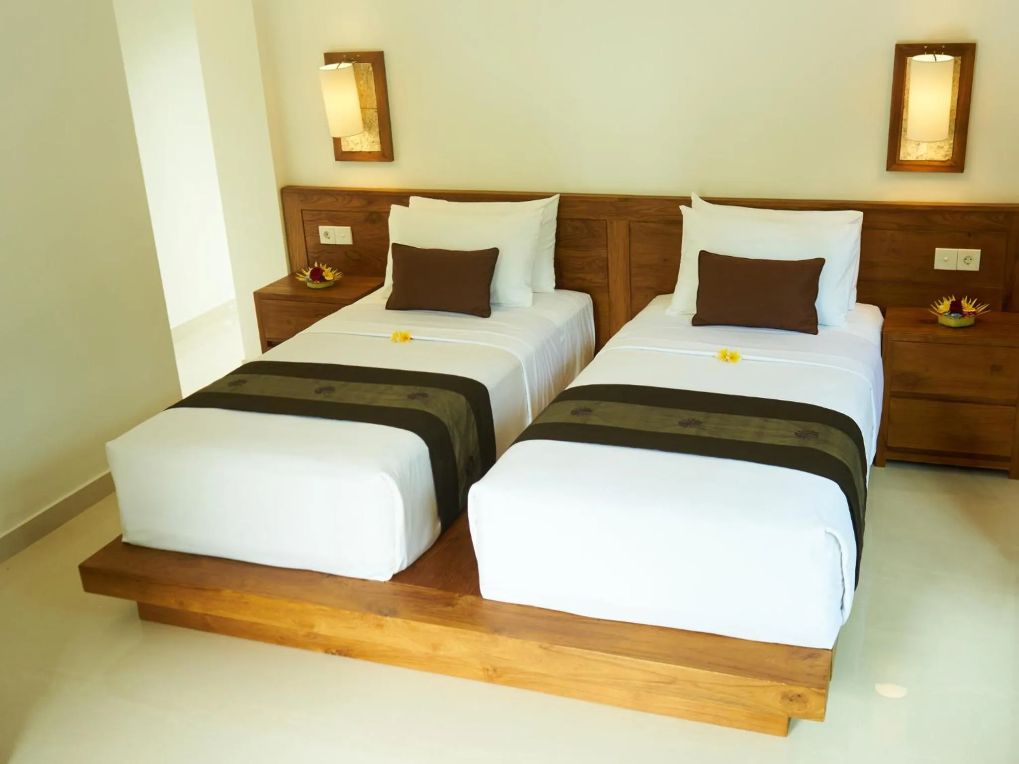Bed in Eden House Ubud