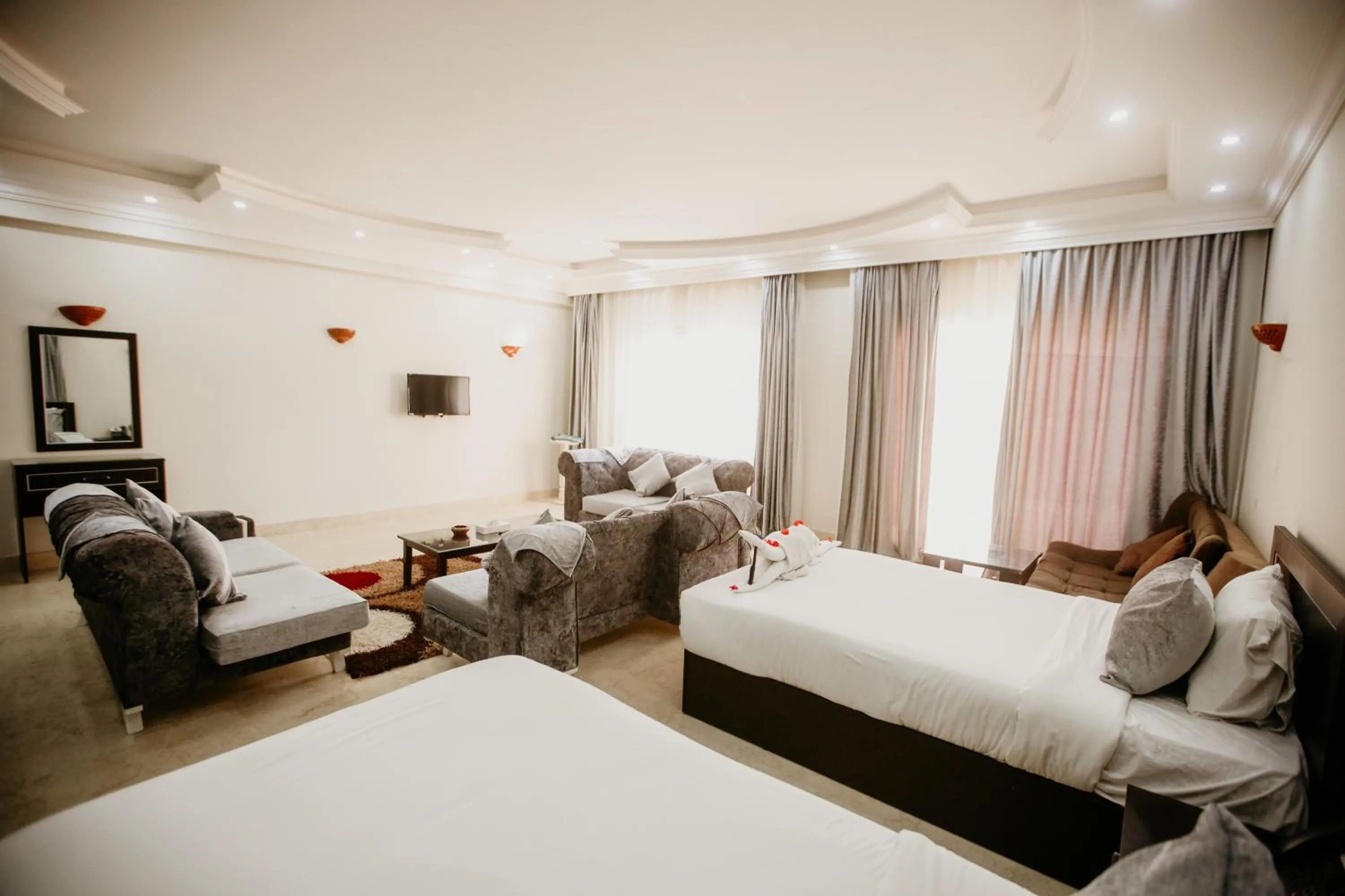 Bed in Caves Beach Resort Adults Only