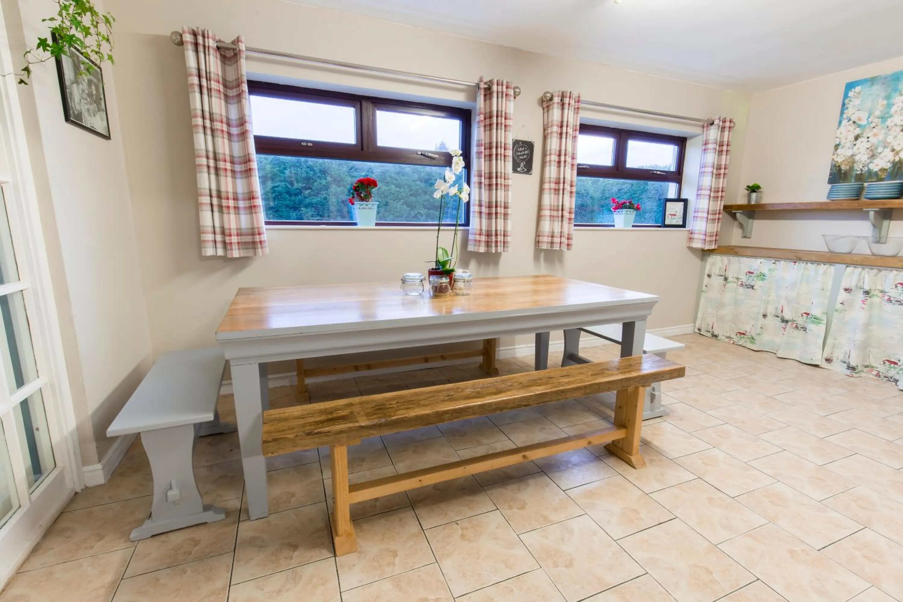 Communal kitchen in Lakeland House
