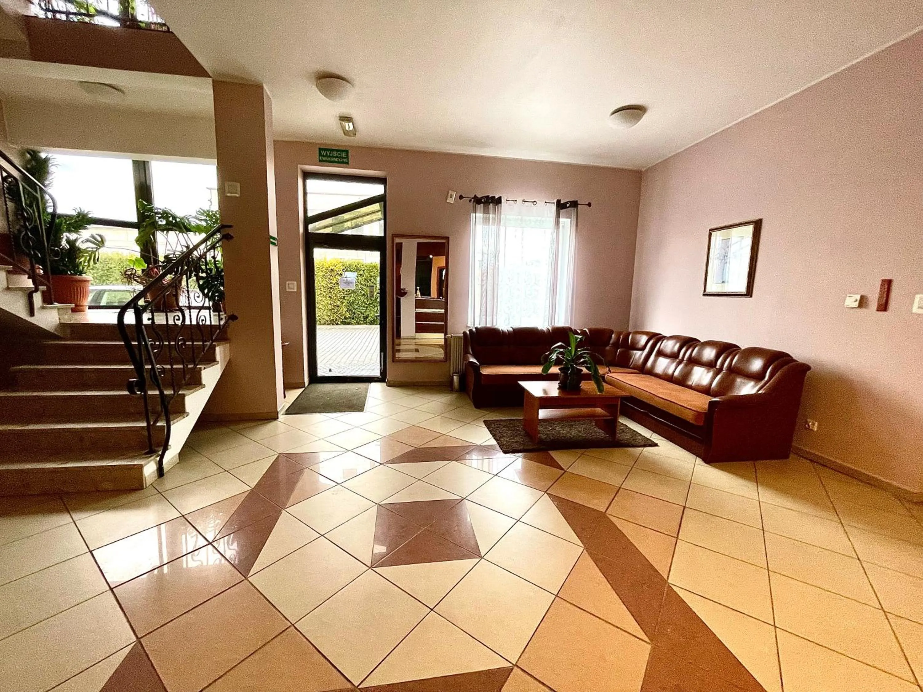 Lobby or reception in Hotel Dowhań