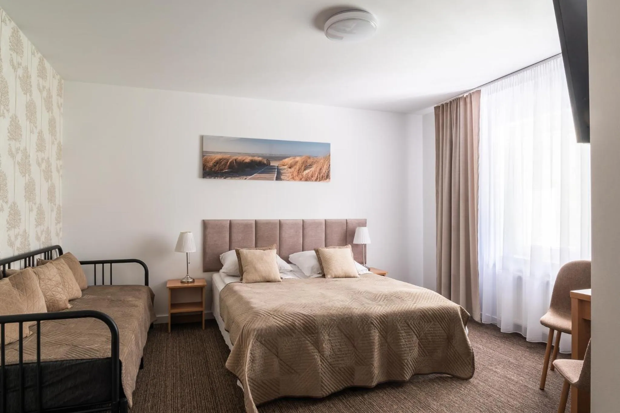 Bed in Hotel Łaziska