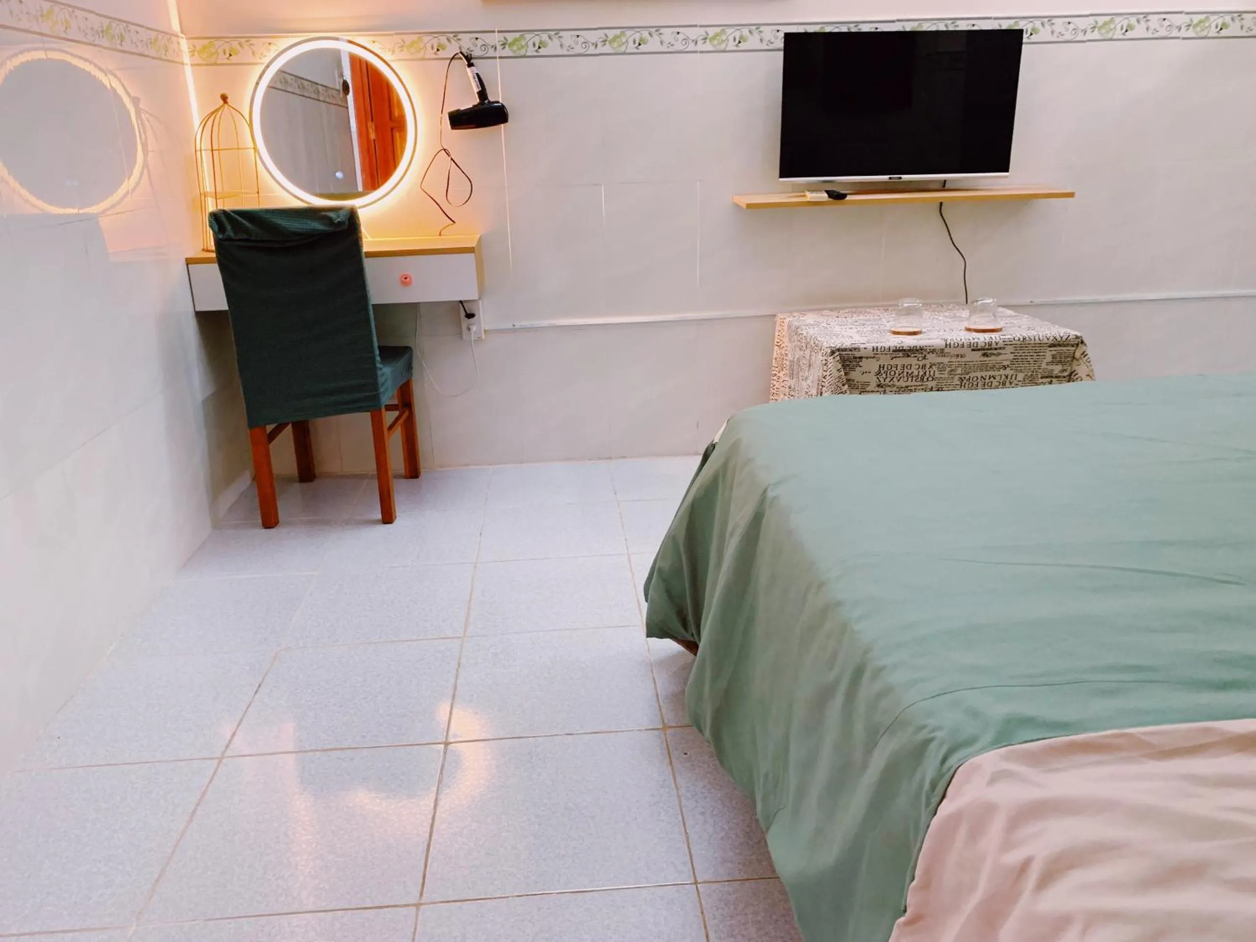 Bed in Phu Quy Hotel