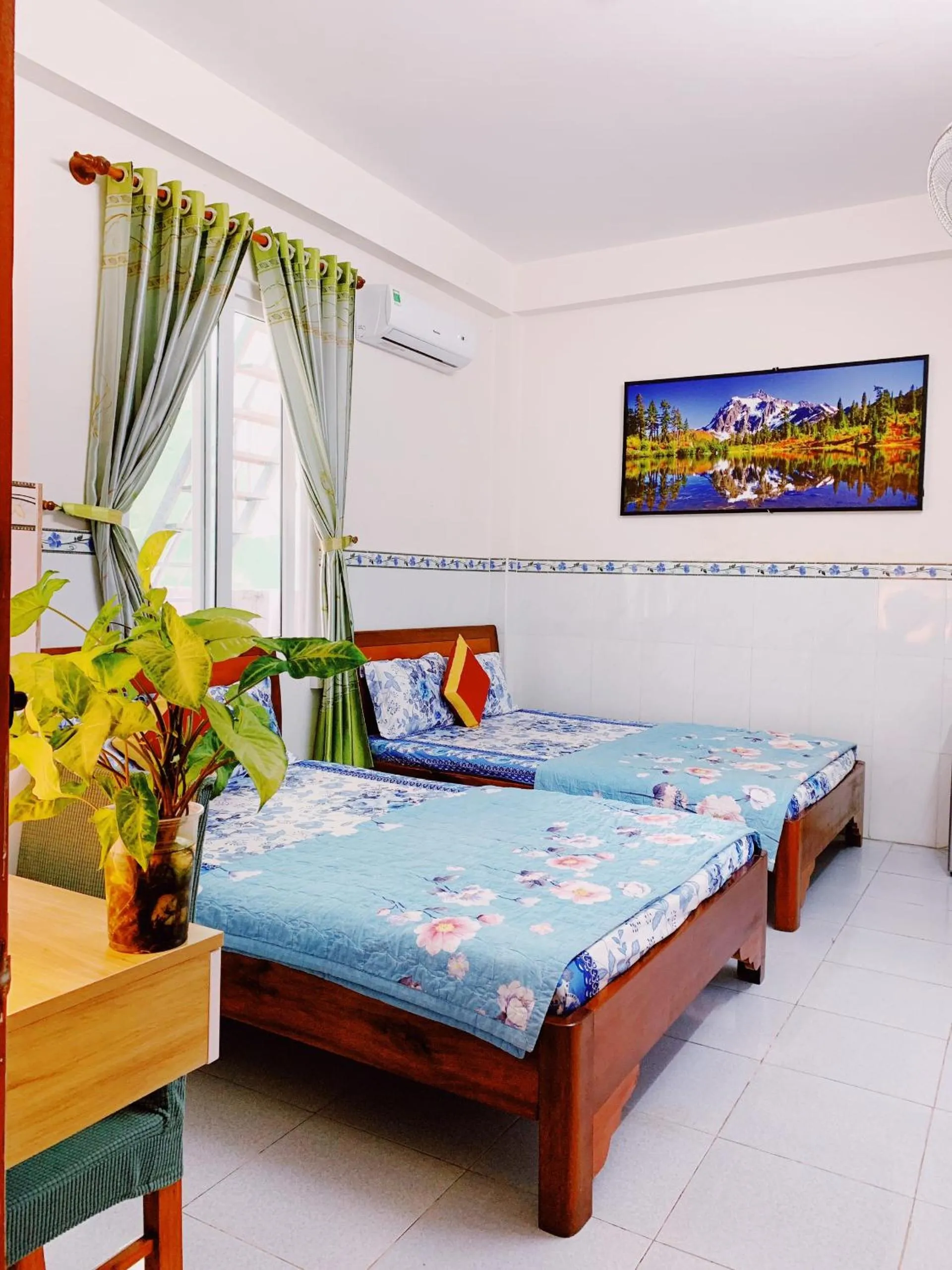 Bed in Phu Quy Hotel