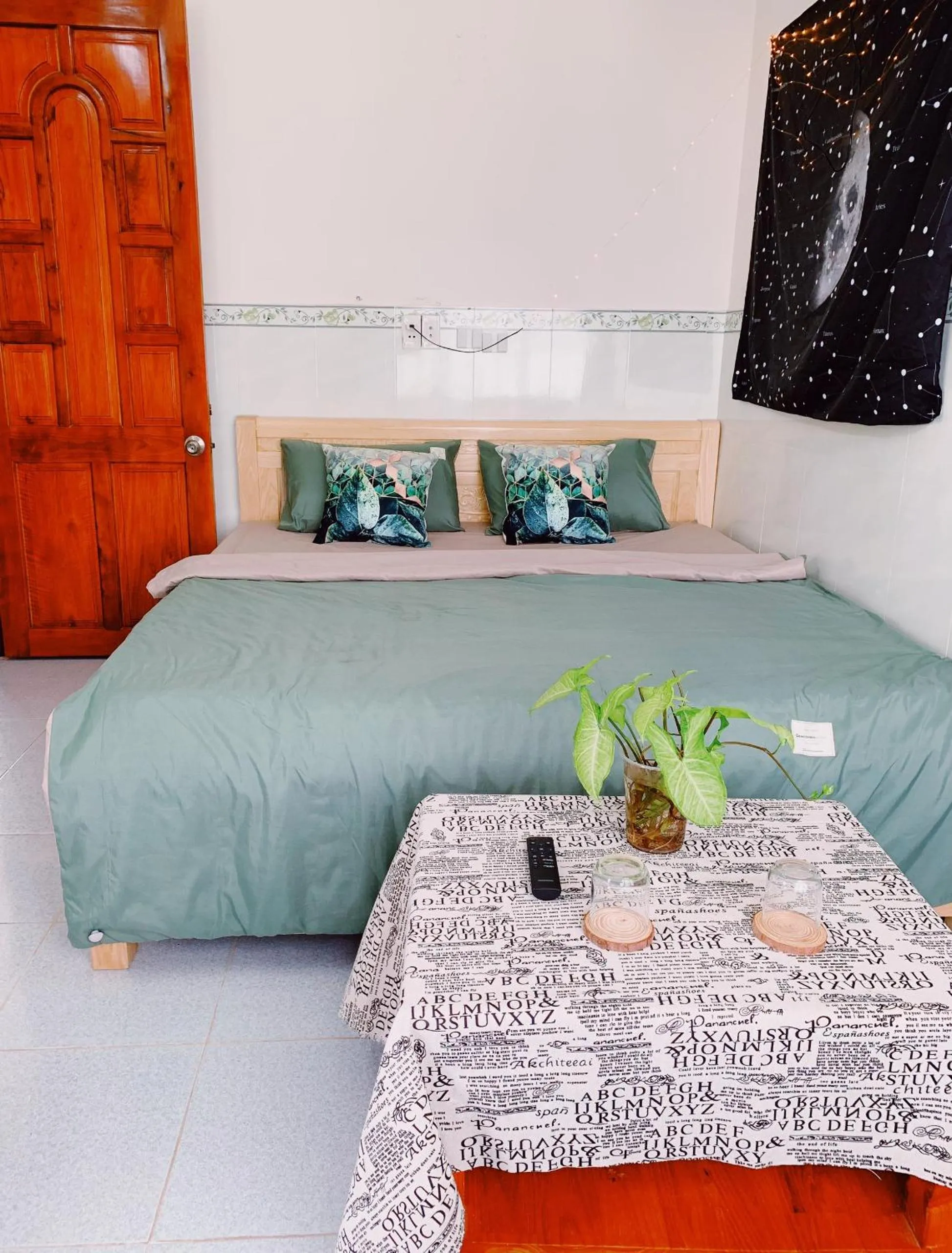 Bed in Phu Quy Hotel