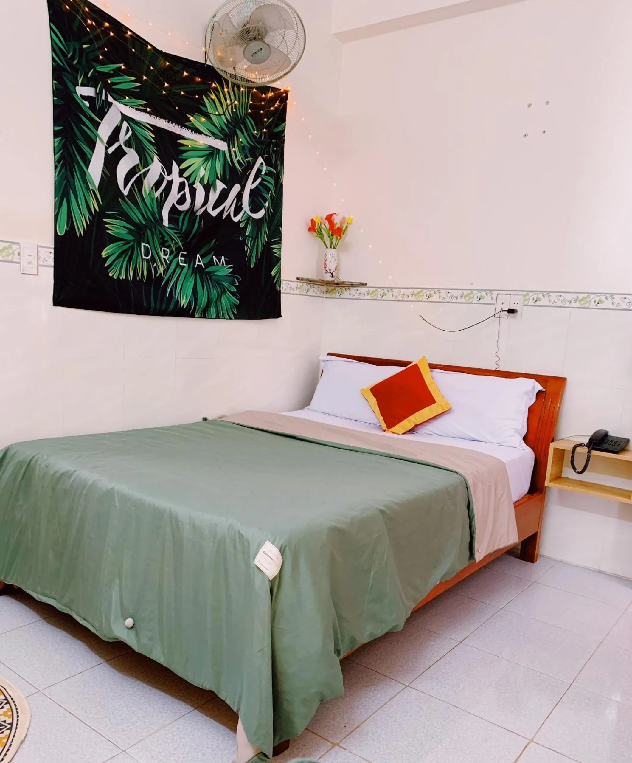 Bed in Phu Quy Hotel