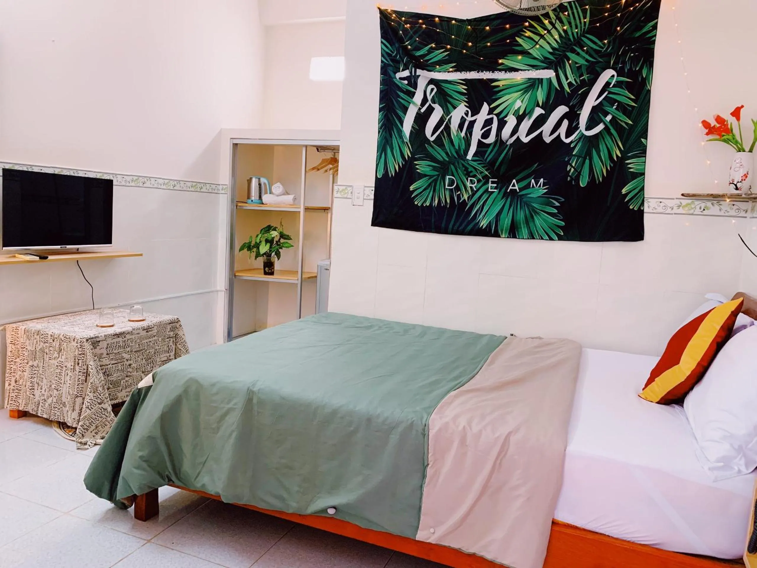 Bed in Phu Quy Hotel