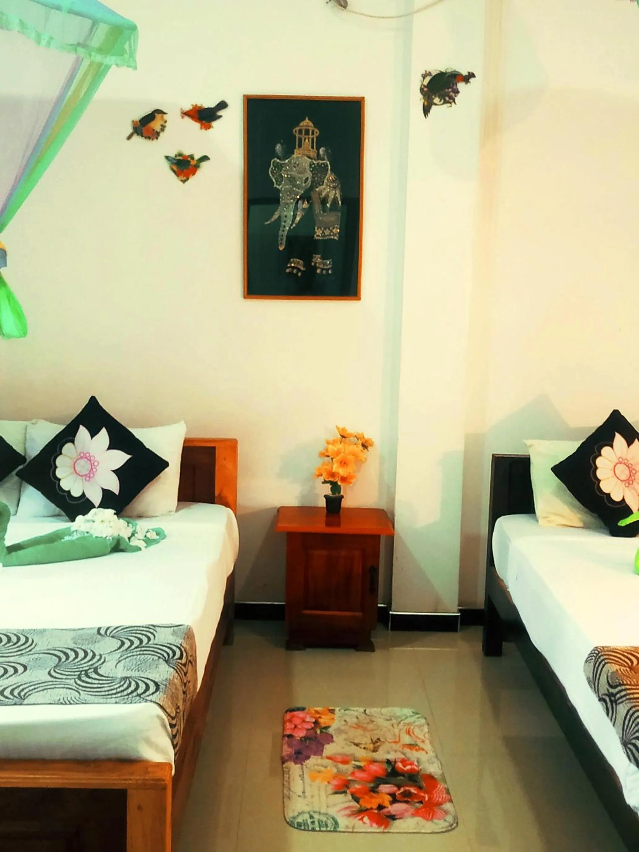 Bed in Greenwood Udawalawa Safari Resort