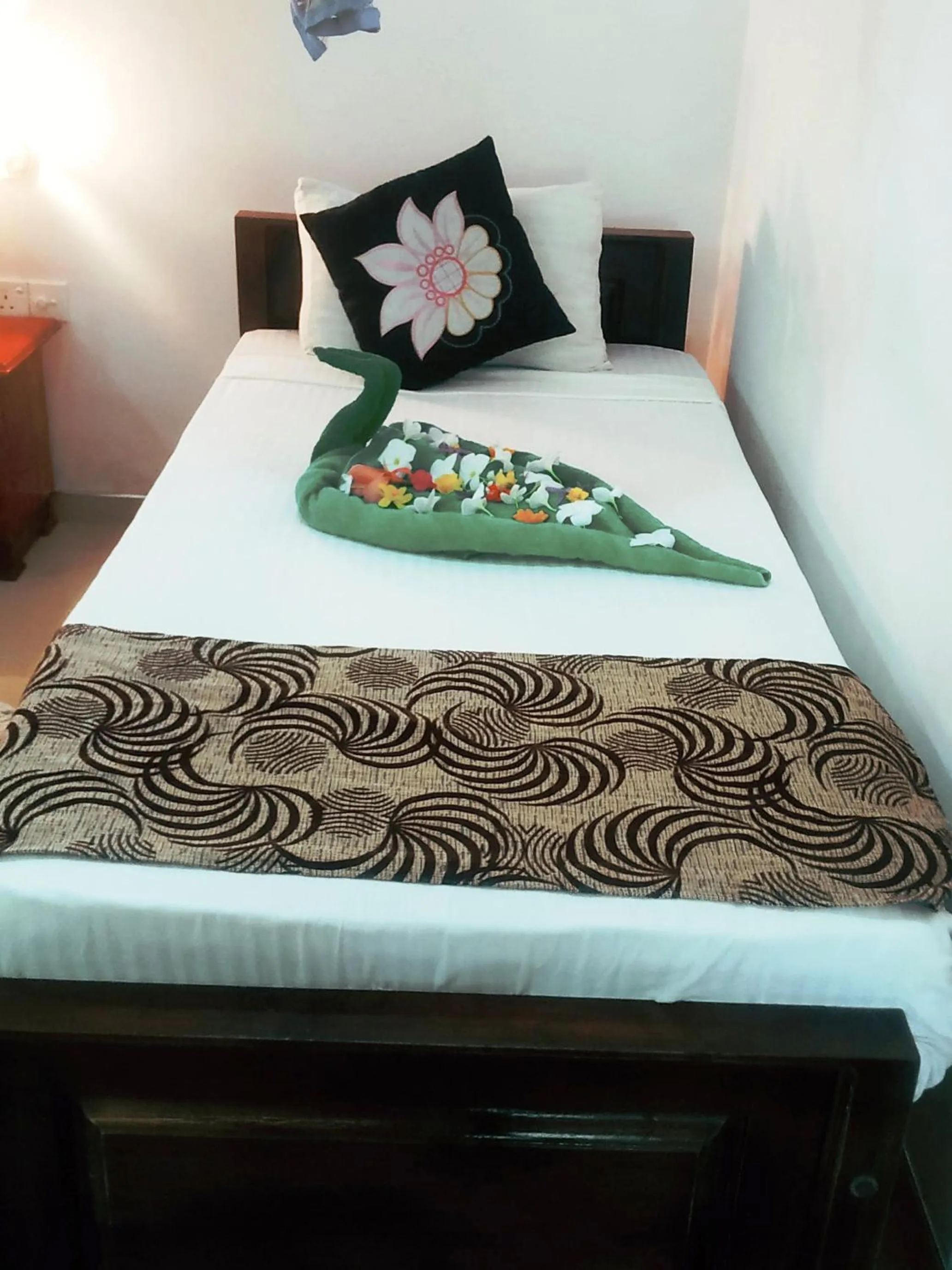 Bed in Greenwood Udawalawa Safari Resort